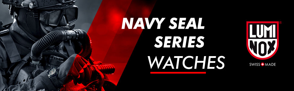 Luminox Original Navy Seal XS.3051.F Mens Watch 44mm - Military Dive Watch in Black Date Function 200m Water Resistant