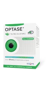 Optase Moist Heat Eye Mask - Washable and Reusable Heated Gel Eye Mask - HydroBead Technology for Dry Eye Relief
