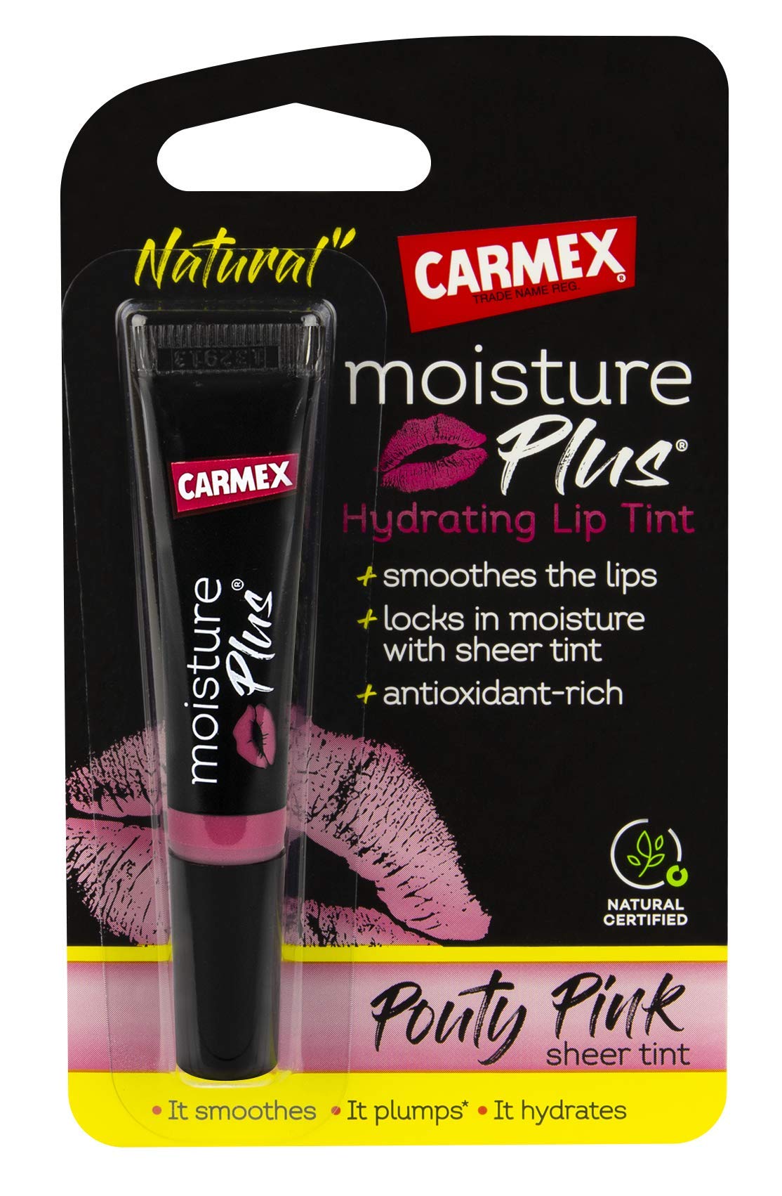 Carmex New! Moisture Plus Lip Balm Tint Pouty Pink