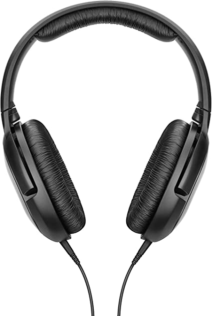 Sennheiser HD 201 Closed Dynamic Stereo headphones for Studio, Performance Live and Djs - Black
