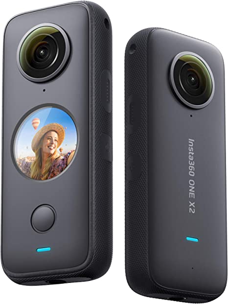 Insta360 ONE X2 360 Degree Action Camera PRO Kit includes 64GB Micro SDHC Card + Case + Invisible Selfie Stick + Lens Cap