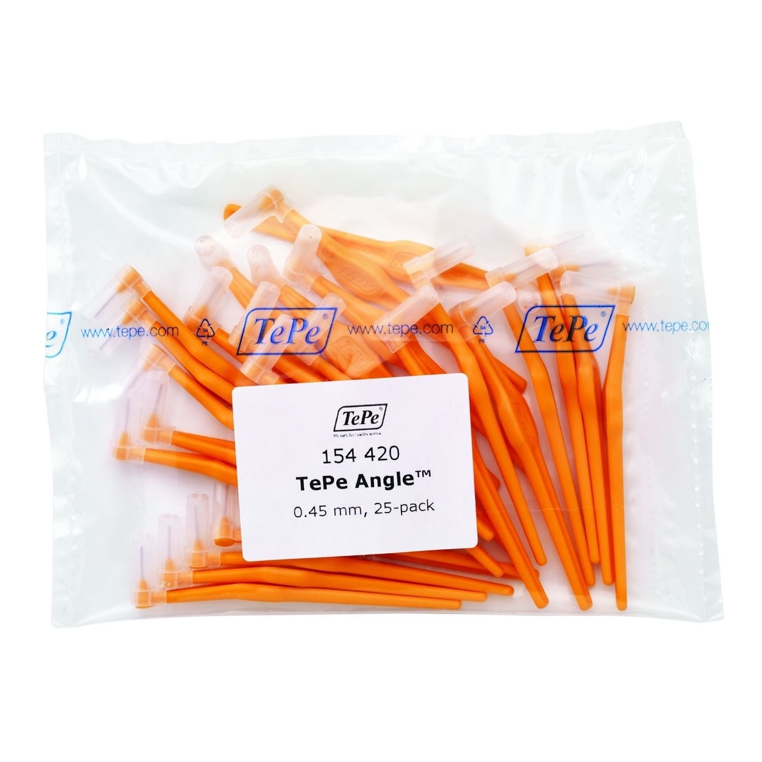 Tepe Interdental Brushes Orange 0.45mm 25 Pack