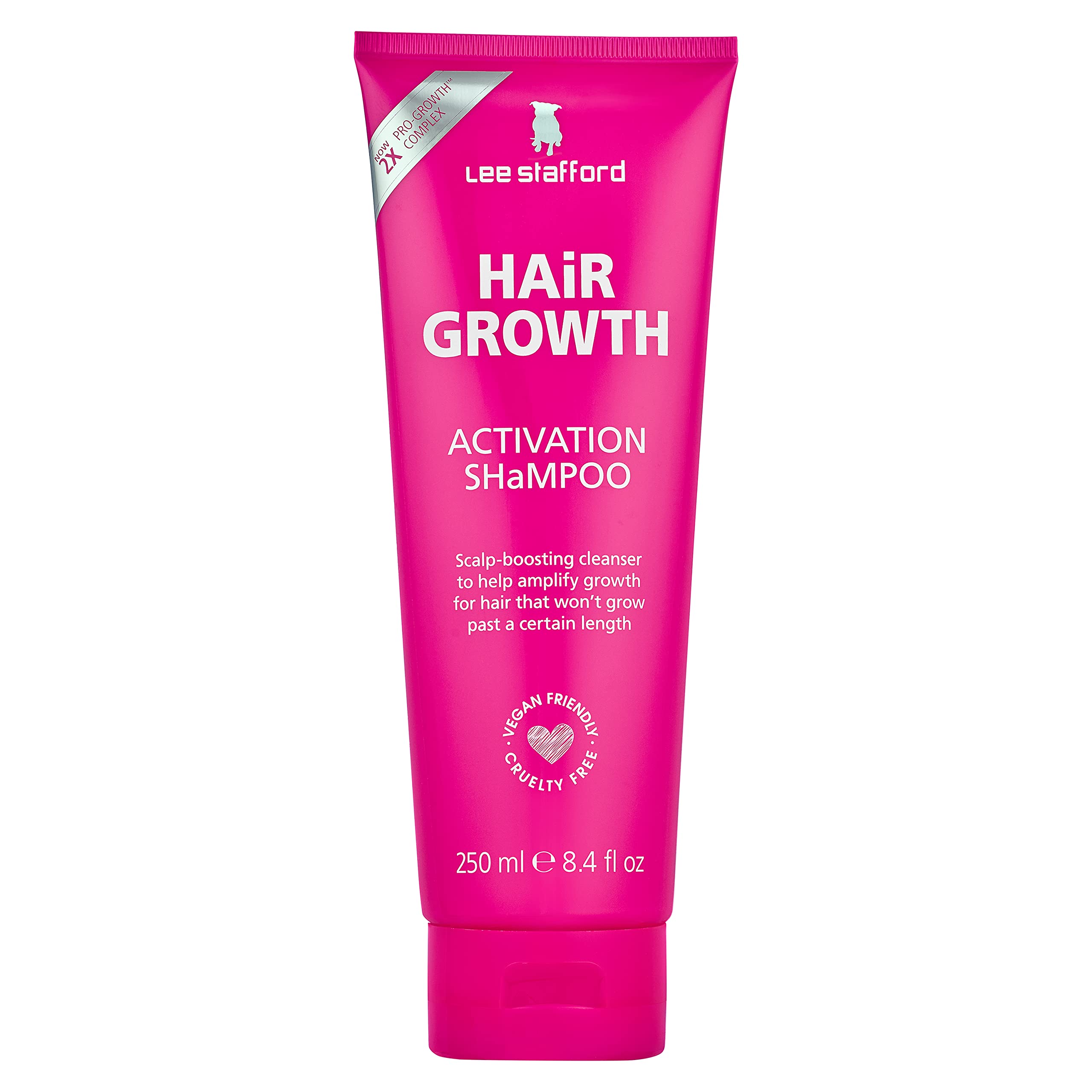 Lee Stafford Vegan Friendly Hair Growth Shampoo - 200ml | Hair Growth Treatment Containing PRO -GROWTH Complex to Encourage Hair Growth | Hair Products, Hair Loss Treatment for Women, 326411
