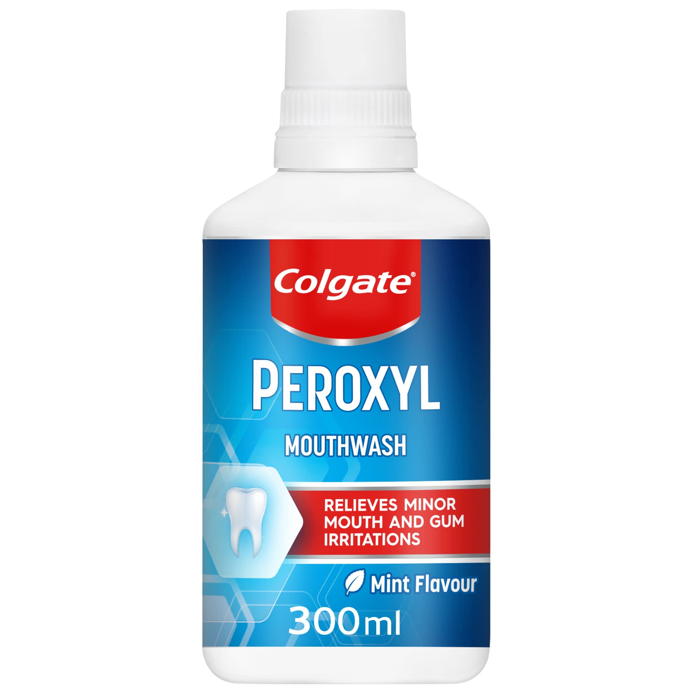 Colgate Peroxyl Mint Flavour Mouthwash, 300ml