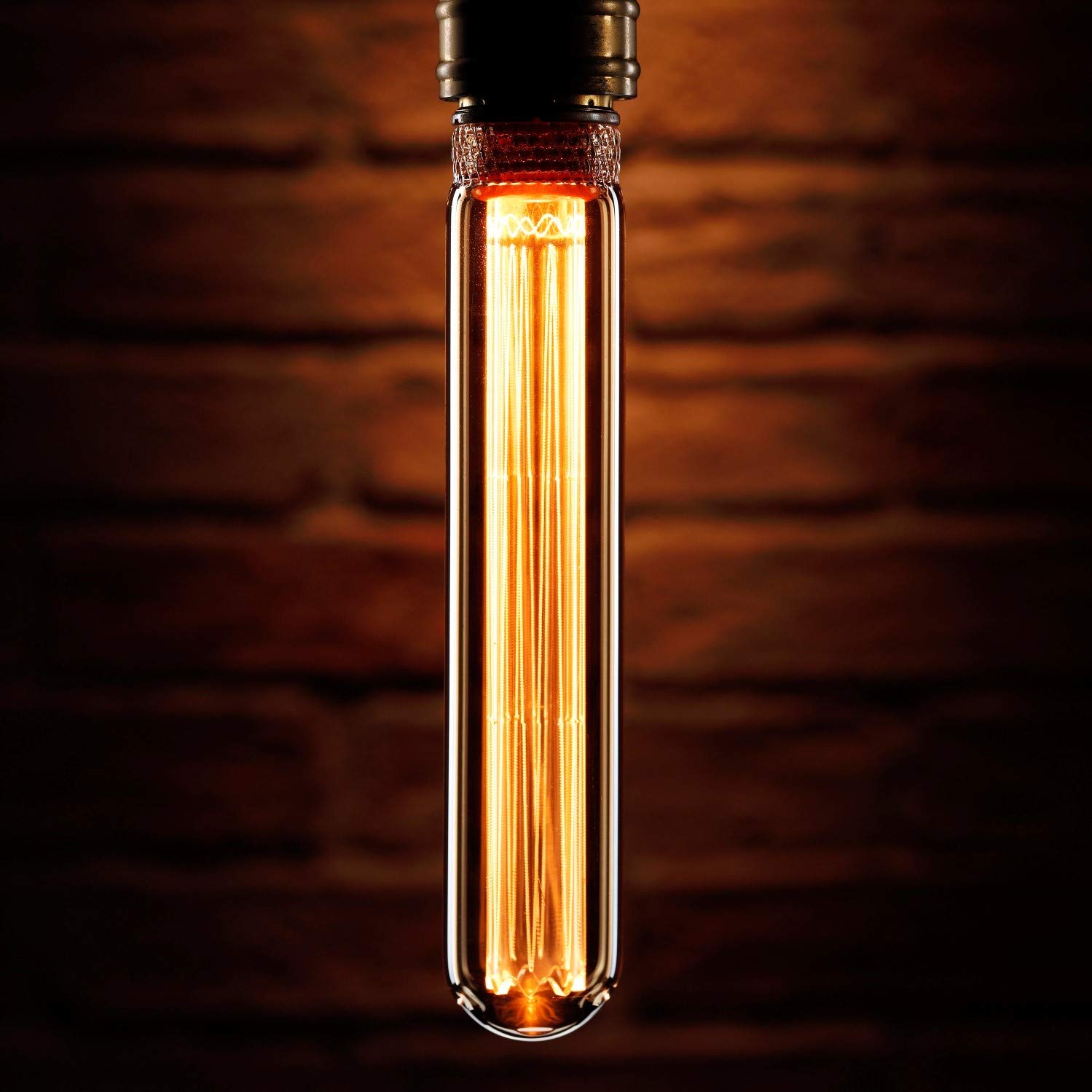 Auraglow Mysa LED Light Bulb – Vintage Retro Rustic Edison Style Decorative Energy Efficient Filament E27 Screw T30 Tube