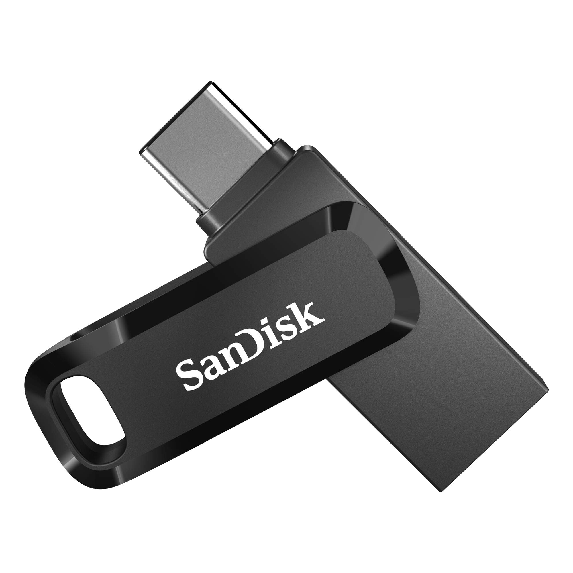 SanDisk 64GB Ultra Dual Drive Go USB Type-C Flash Drive with reversible USB Type-C and USB Type-A connectors, for smartphones, tablets, Macs and computers