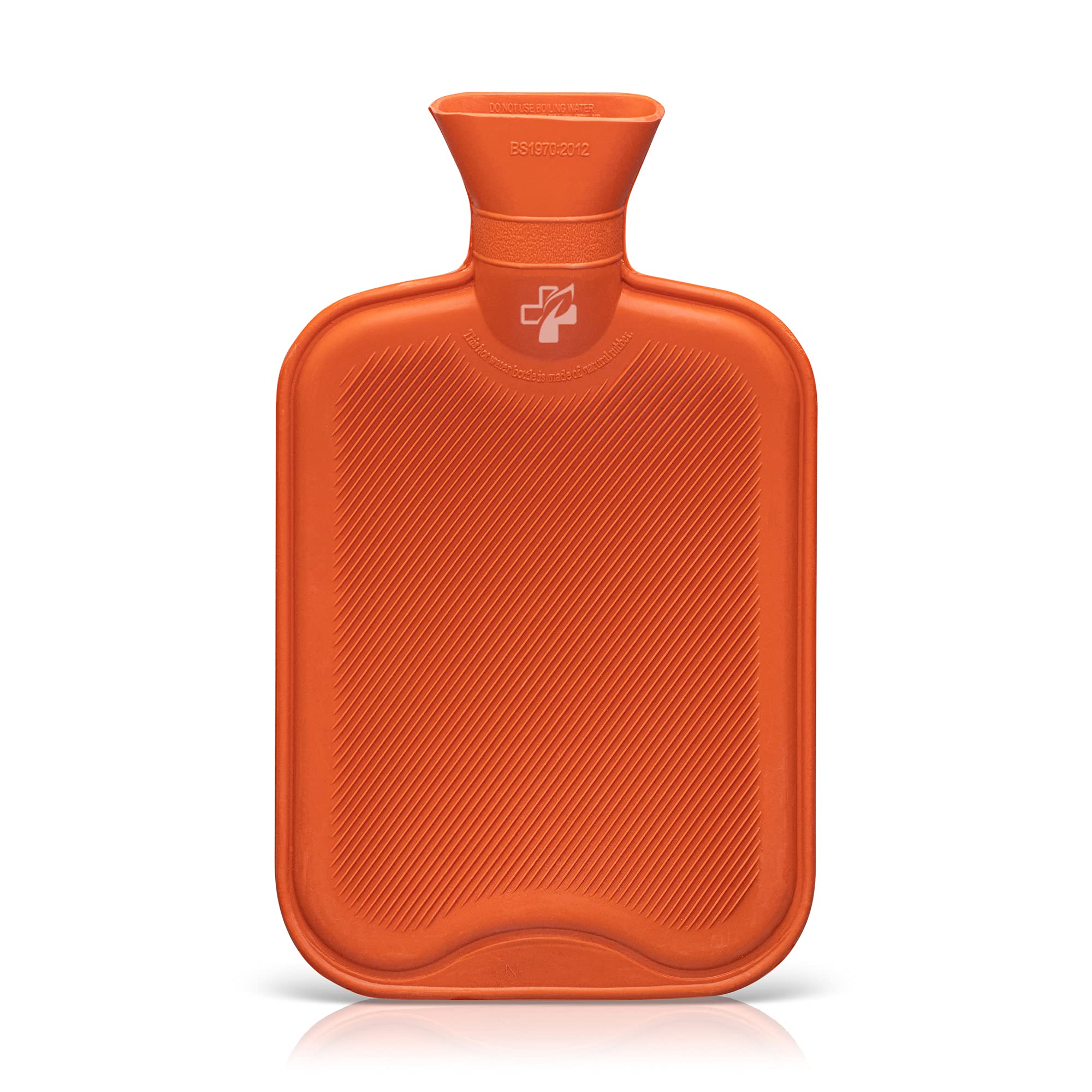 General Healthcare Hot Water Bottle - Ribbed On One Side - 2 Litre