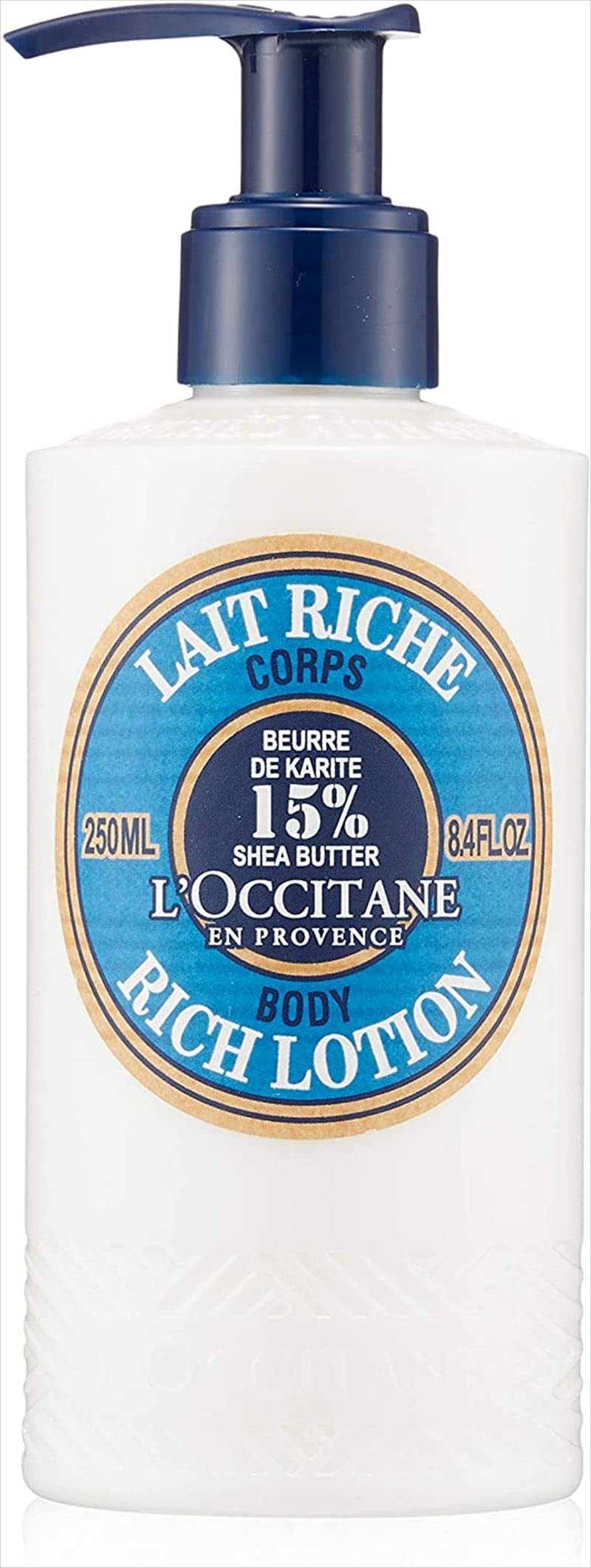 L'OCCITANE Shea Rich Body Lotion 250 ml|15% Fair Trade Shea Butter Moisturiser|48 hour Hydration|