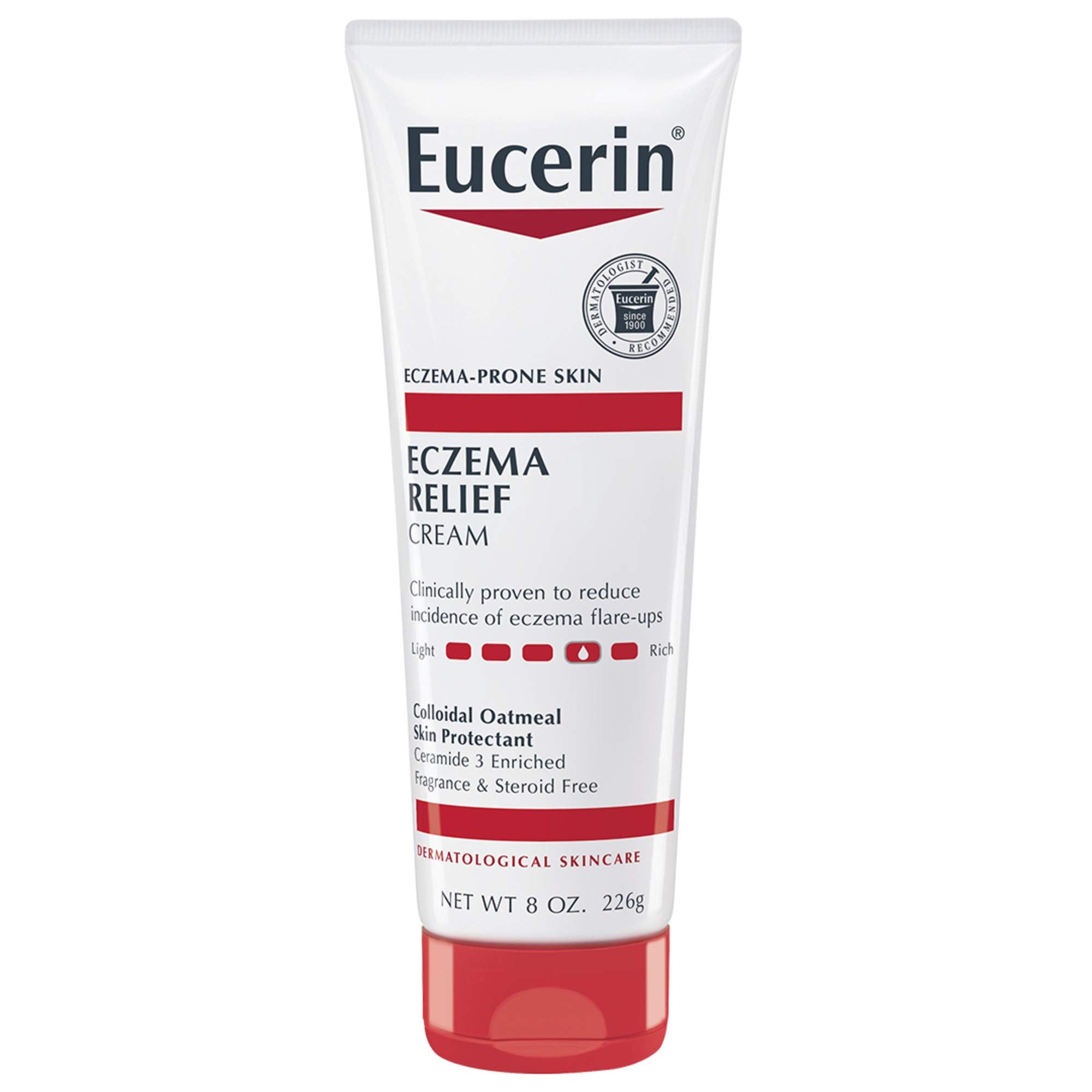 Eucerin Body Creme, Eczema Relief, 8 Ounce