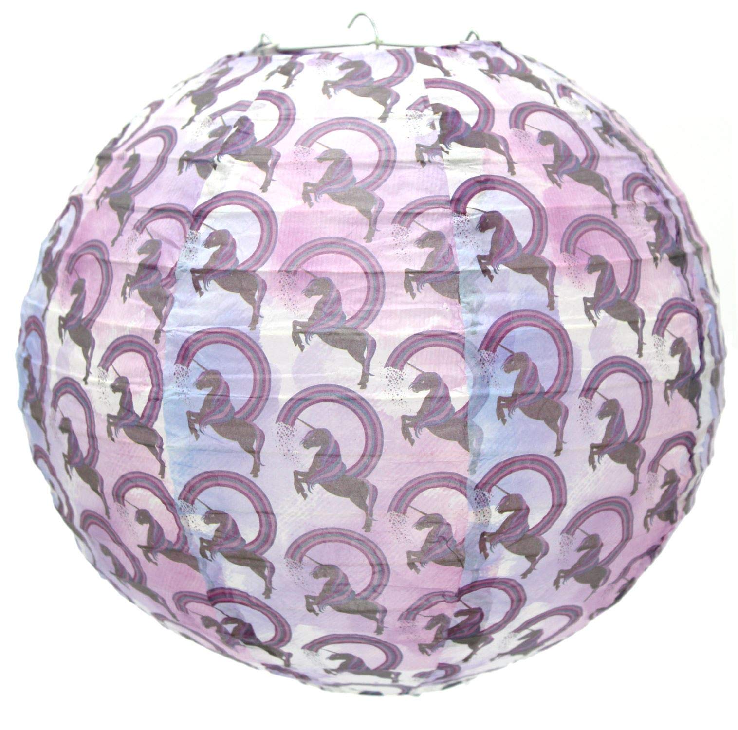 Carousel Home and Gifts Unicorn Paper Ceiling Light Lamp Shade 30cm ~ design may vary