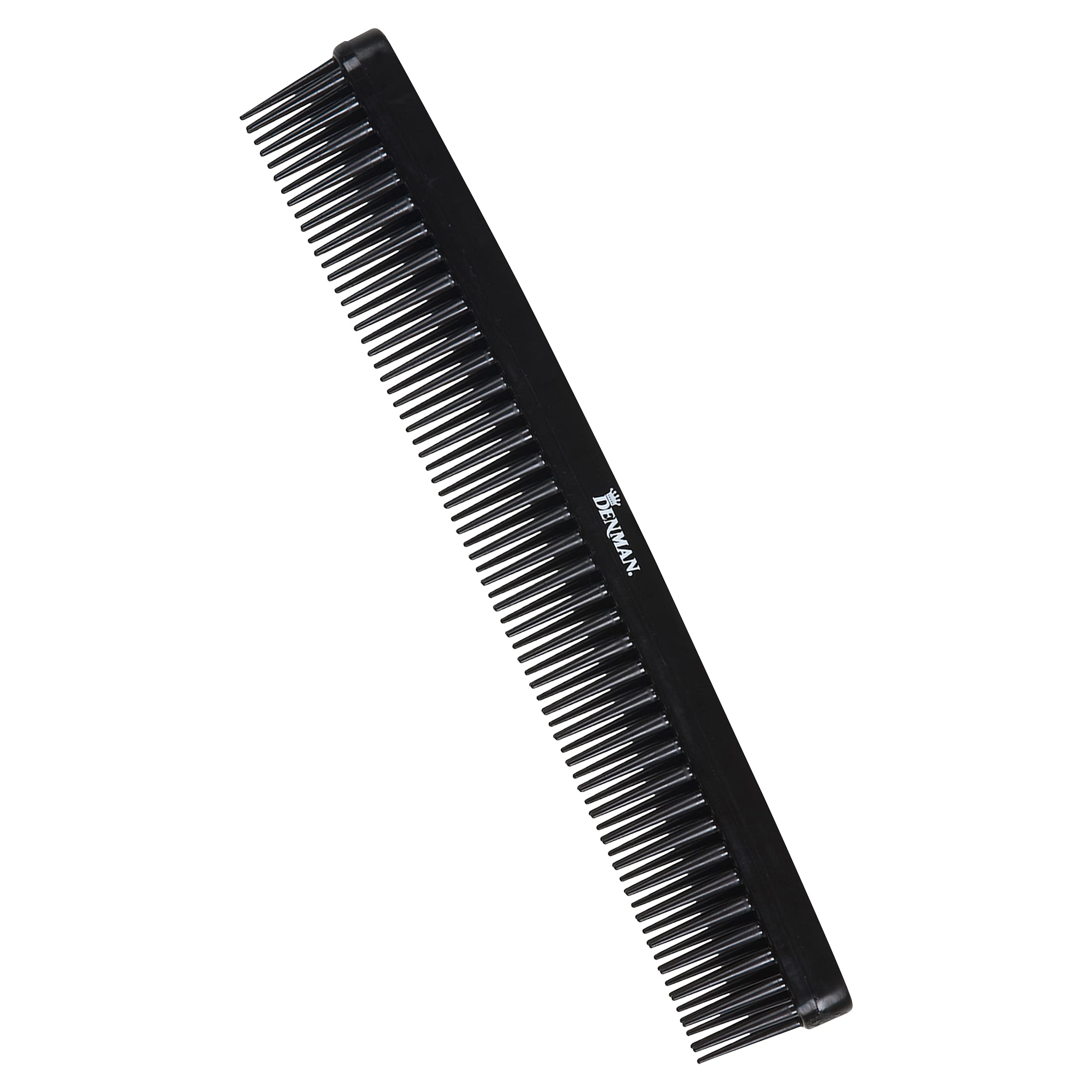 Denman Three-Row Comb, Black, 1 count