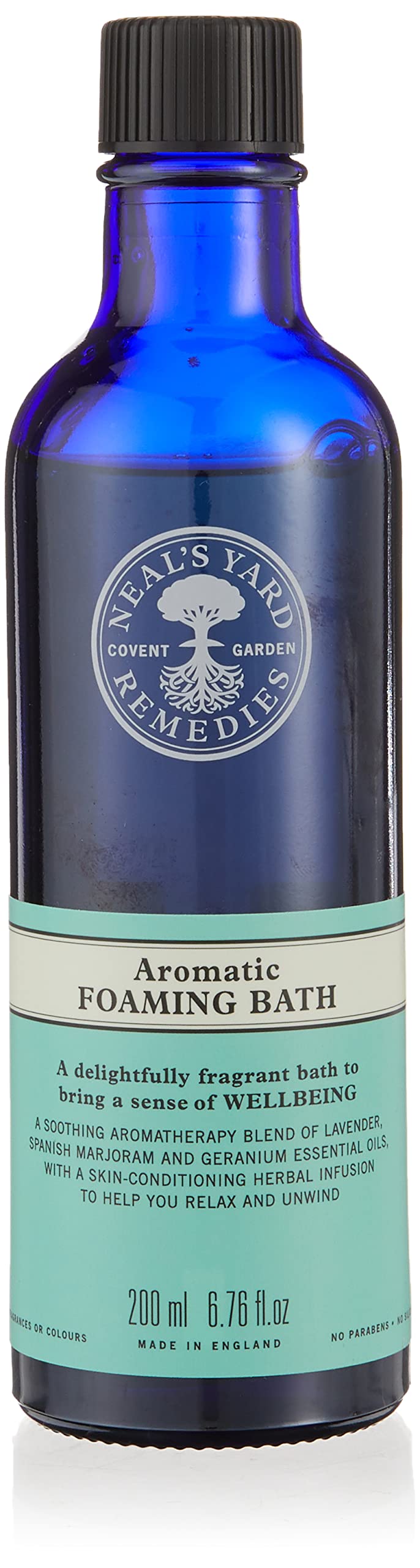 Neal's Yard Remedies Aromatic Foaming Bath | Develop a Sense of Wellbeing | Relax & Unwind | 200 ml