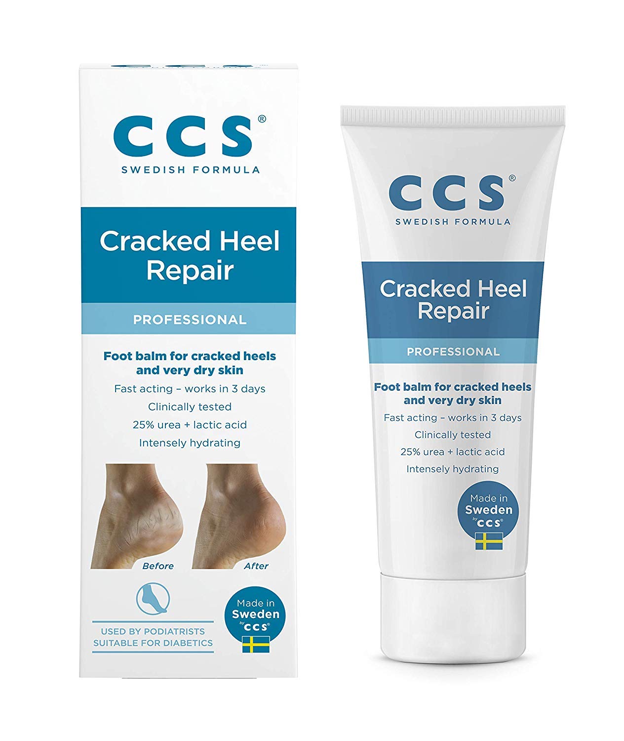 CCS Swedish Foot Heel Balm - 75g {Pack Of 2} [Misc.] [Personal Care]