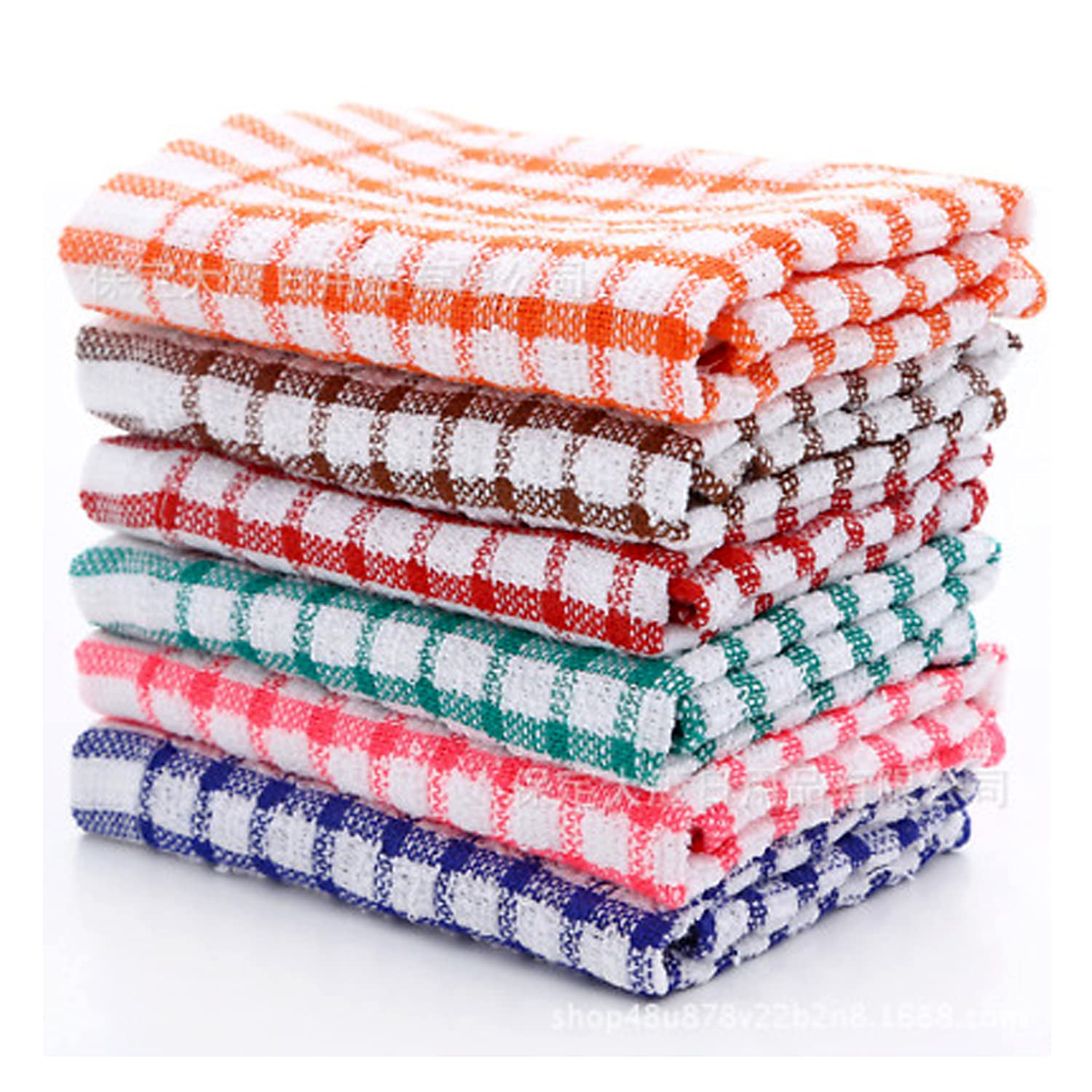 MAS International Ltd TERRY TEA TOWEL 100% COTTON SOFT TOUCH in Pack of 2, 4, 6, 8, 10 & 12 (Pack of 4)