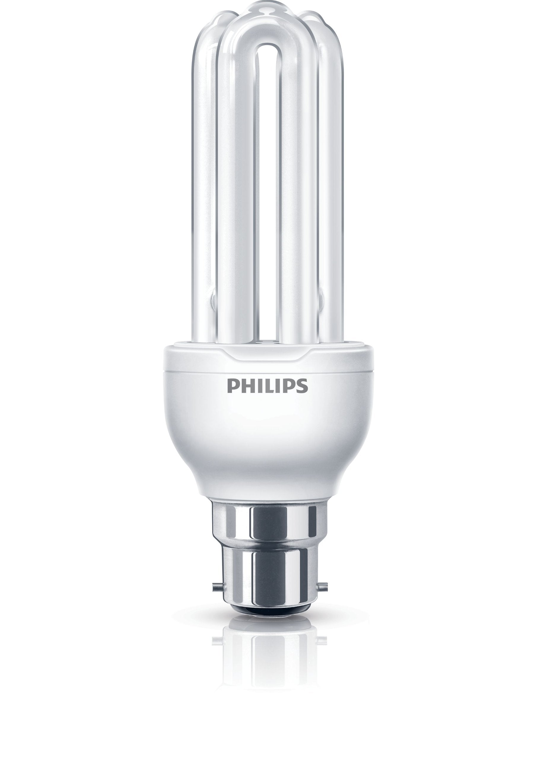 Philips Economy Compact Stick Light Bulb (B22 Bayonet Cap), 18 W - Fluorescent