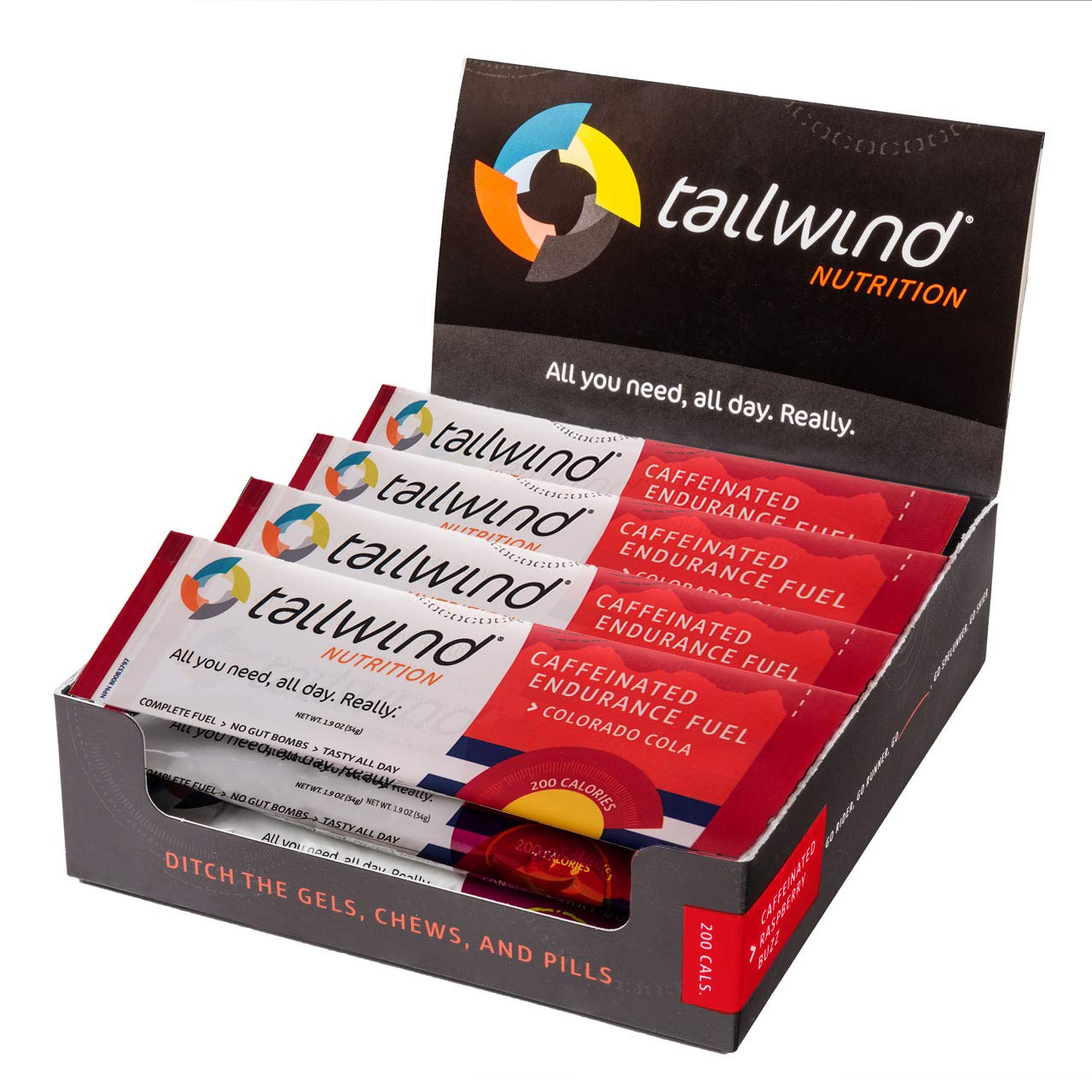 Tailwind Nutrition Endurance Fuel 12 Stick Packs Colorado Cola - Caffeinated