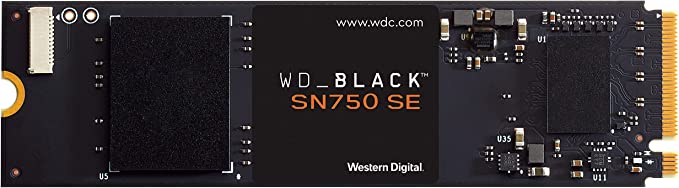 WD_BLACK SN750 SE 1TB M.2 2280 PCIe Gen4 NVMe Gaming SSD up to 3600 MB/s read speed