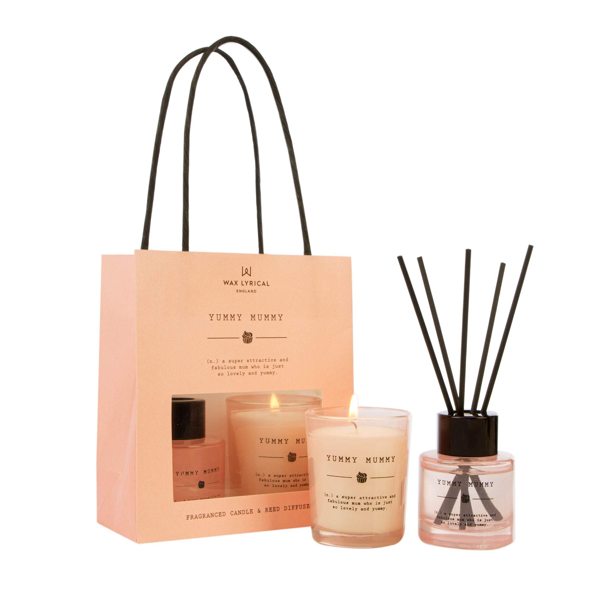 Wax Lyrical Yummy Mummy Candle and Reed Diffuser Gift Bag