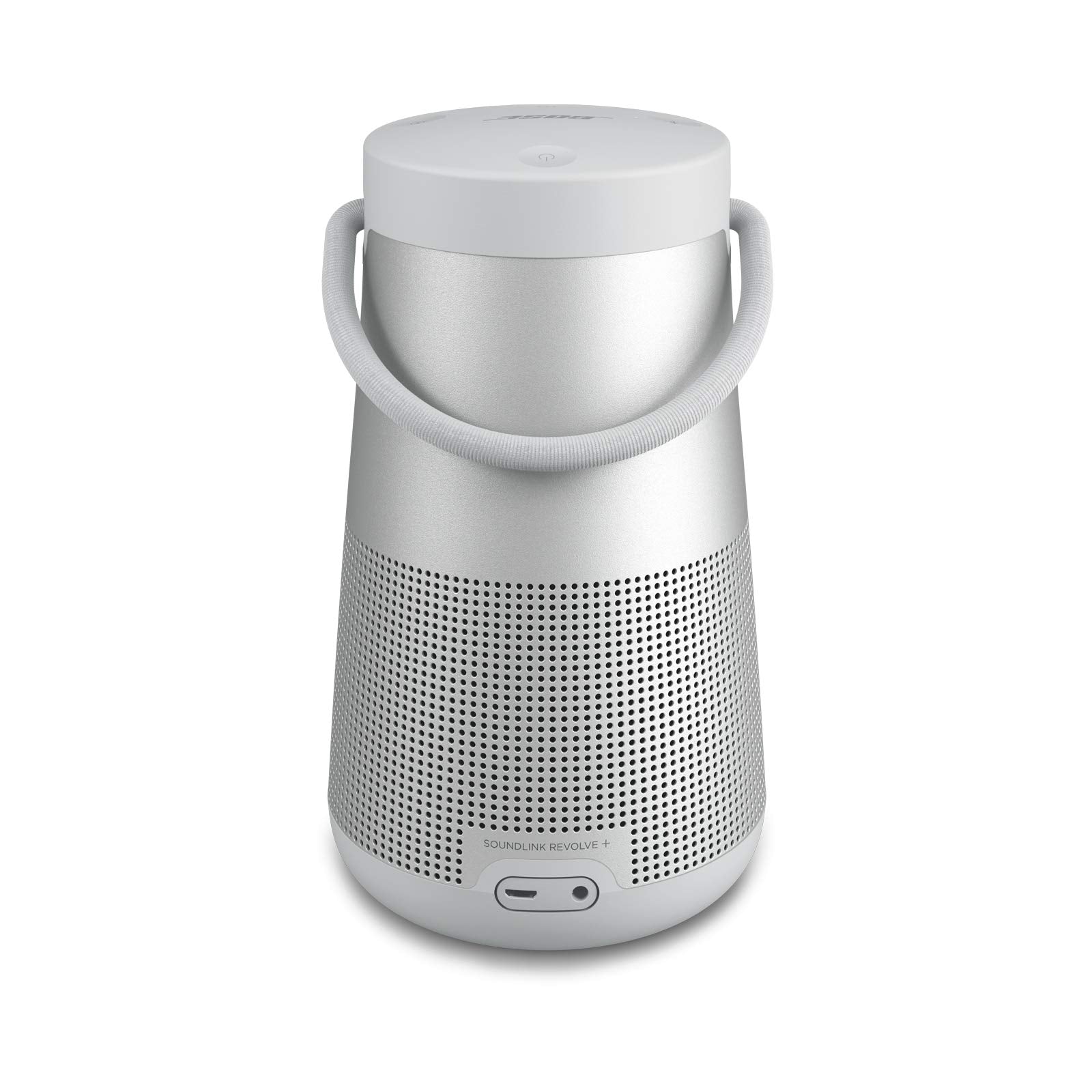 Bose SoundLink Revolve+ (Series II) Portable Bluetooth Speaker—Wireless Water-Resistant Speaker with Long-Lasting Battery, Silver