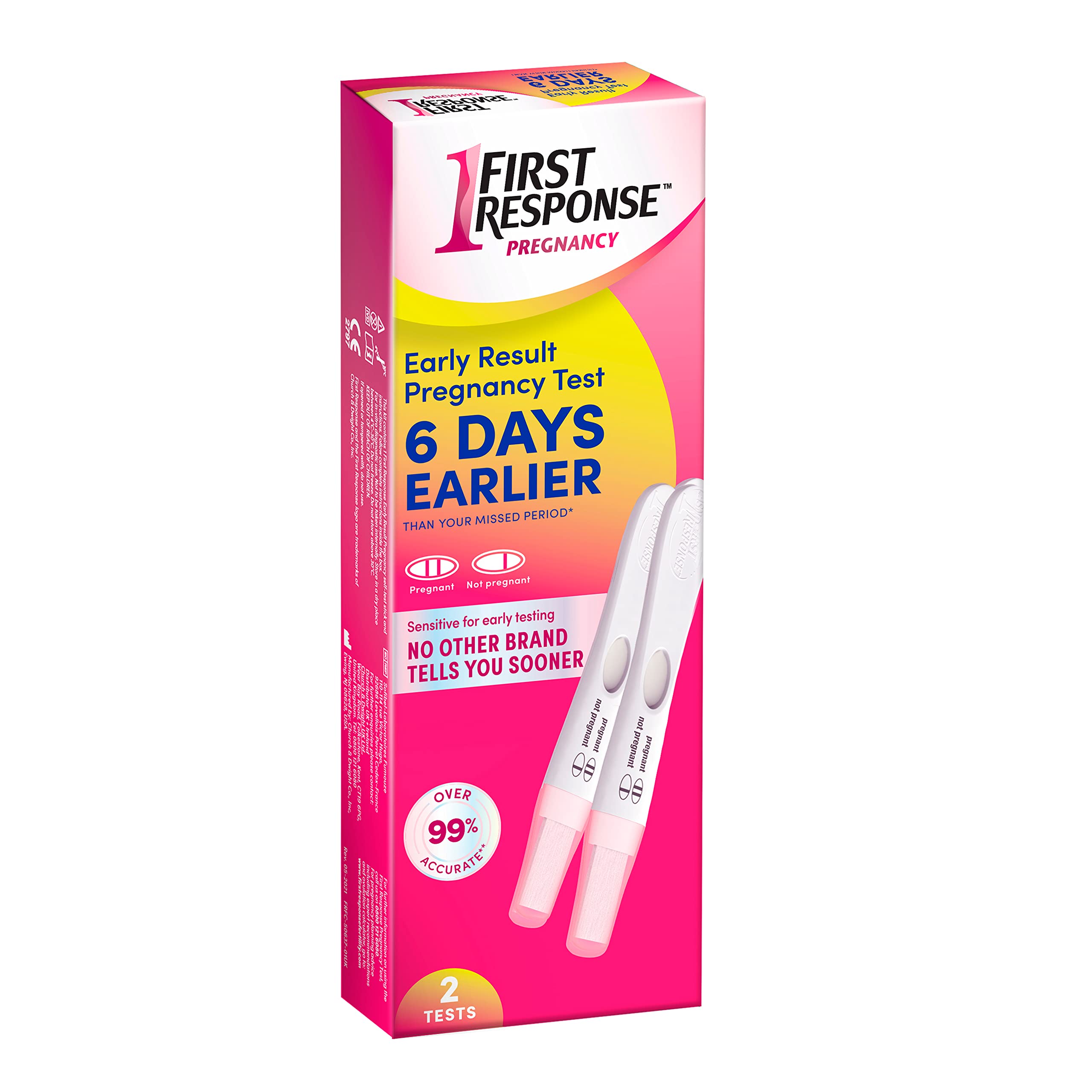 First Response Early Result Pregnancy Test, Pack of 2
