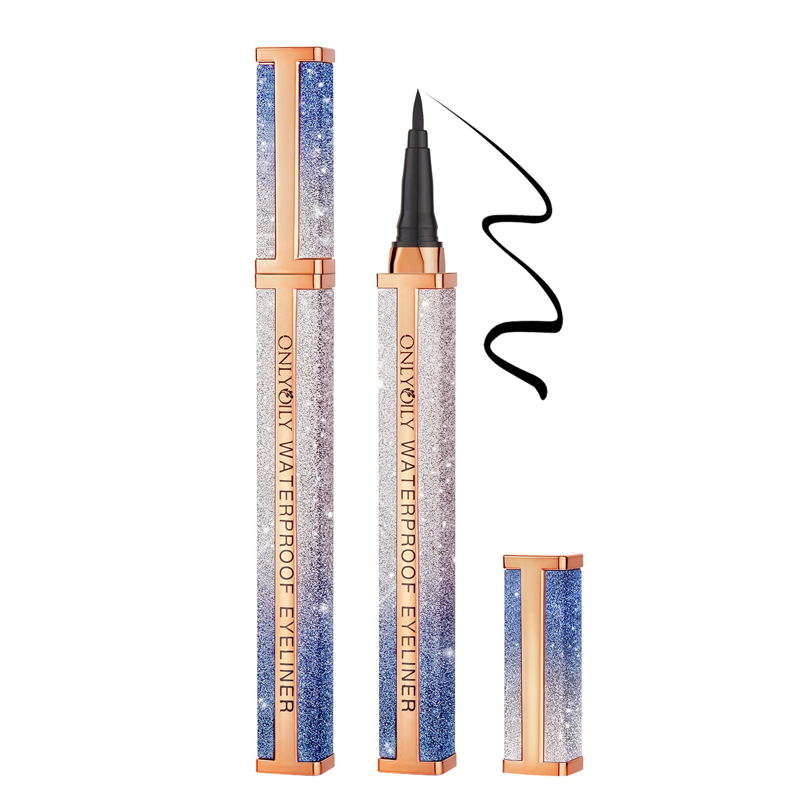 ONLYOILY Waterproof Liquid Eyeliner Precision Micro Eye Liner Pen Quick Drying Long Lasting Makeup eyeliners black Pencil