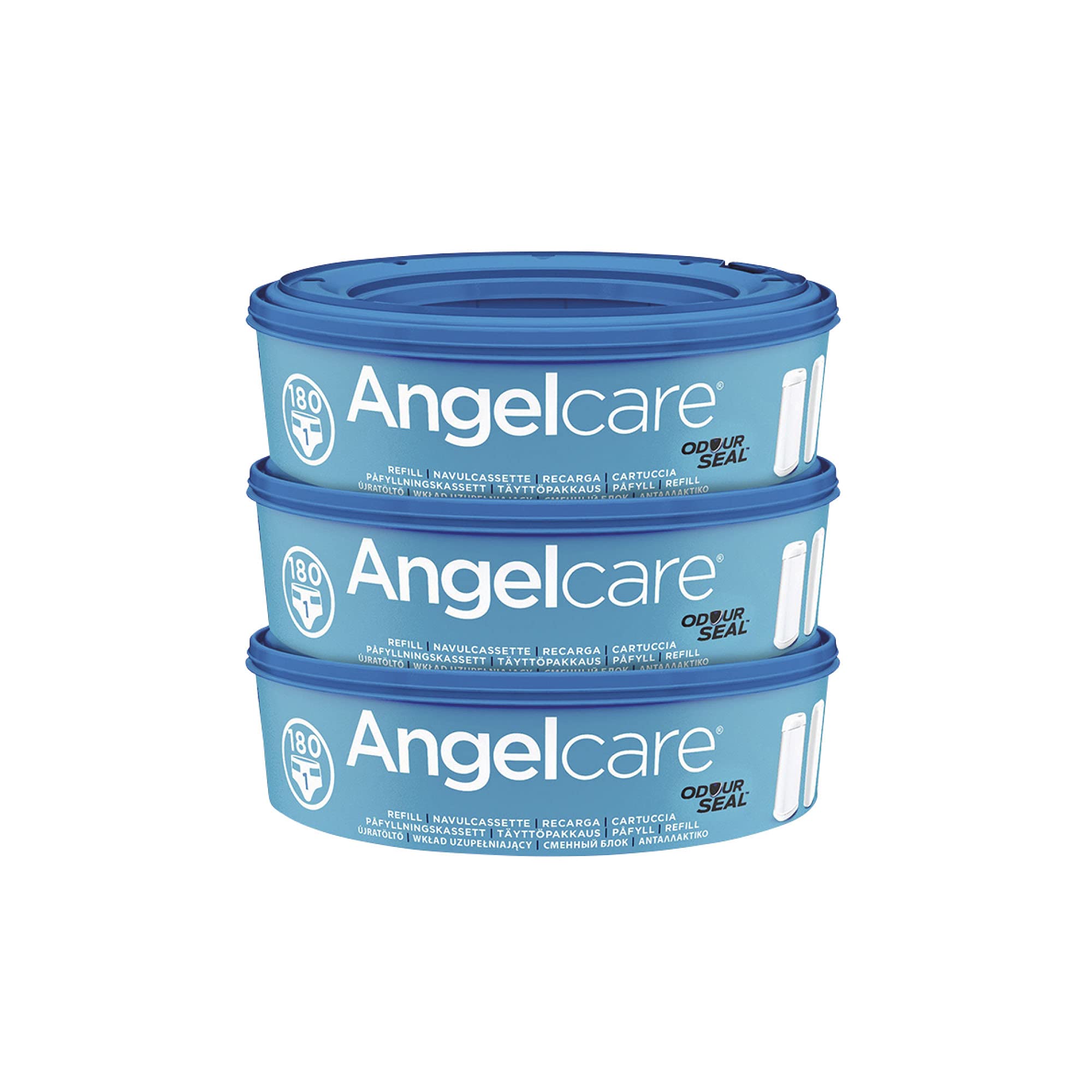 Angelcare Nappy Disposal System Refill Cassettes - Pack of 3