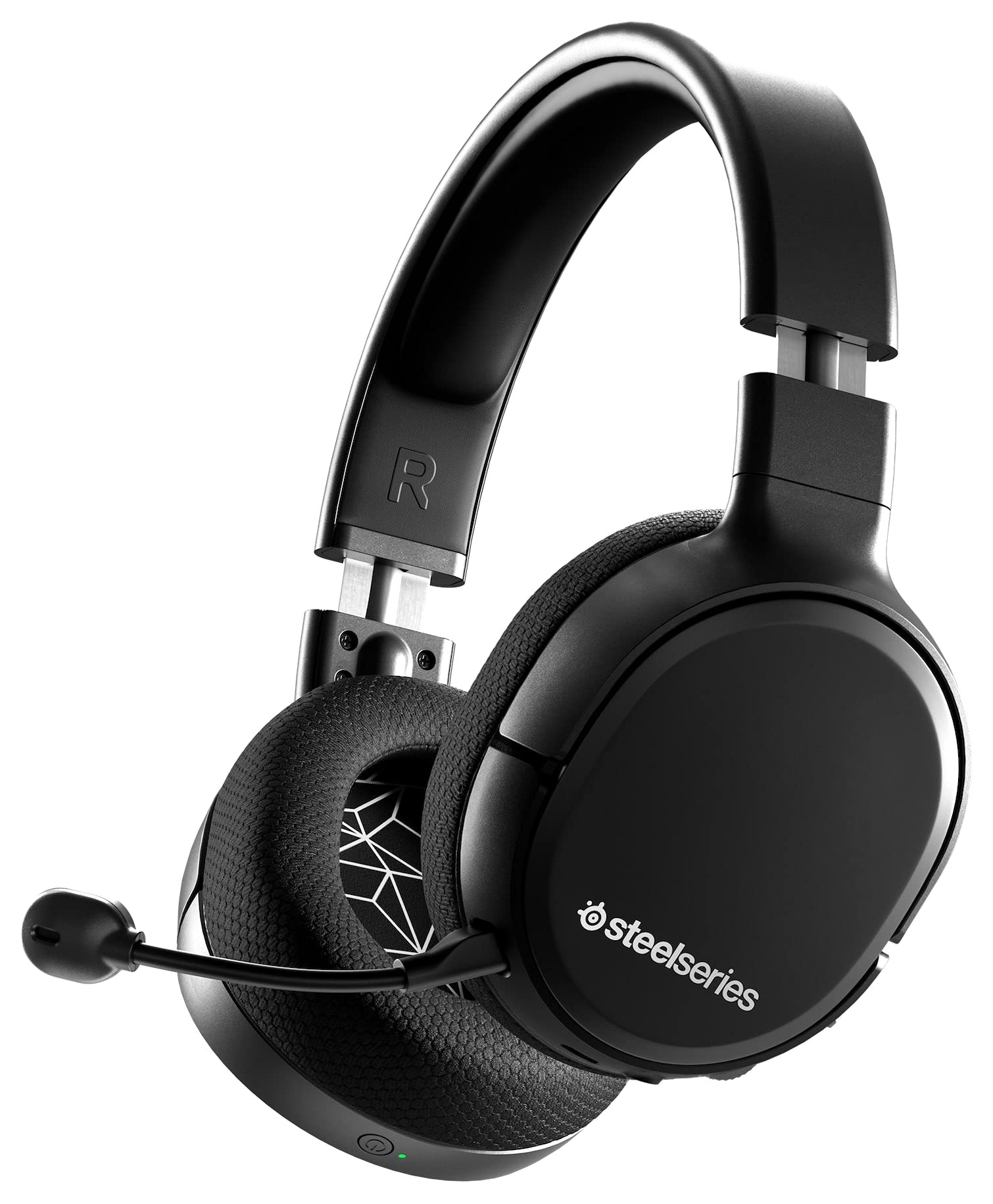 SteelSeries Arctis 1 Wireless - Wireless Gaming Headset - USB-C - Detachable Clearcast Microphone - for PC, PS5, PS4, Nintendo Switch, Android, Black