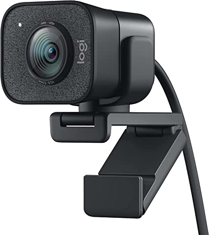 Logitech StreamCam – Live Streaming Webcam for Youtube and Twitch, Full 1080p HD 60fps, USB-C Connection, AI-enabled Facial Tracking, Auto Focus, Vertical Video - GRAPHITE