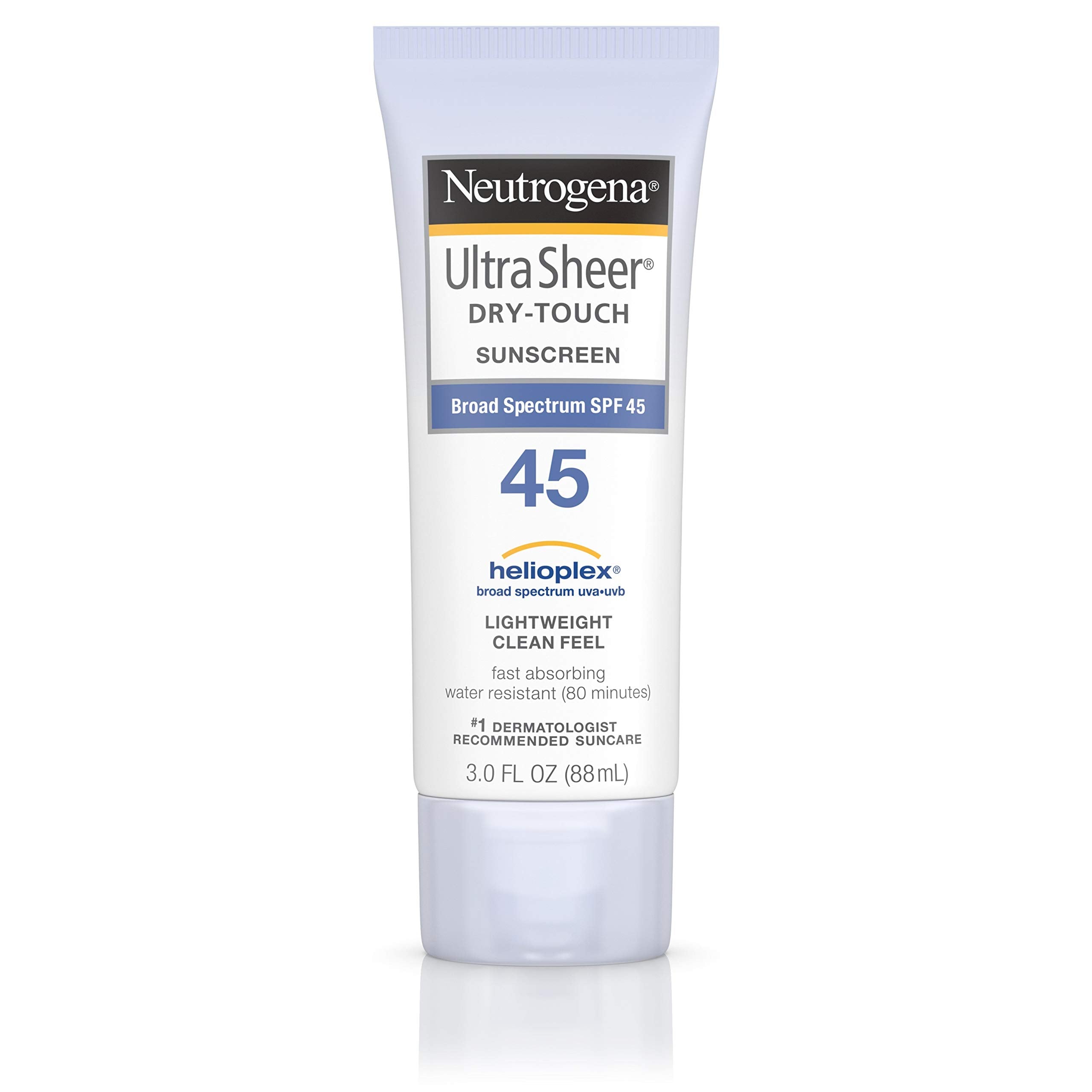 Neutrogena Ultra Sheer Dry-Touch Sunblock, SPF 45, 88 ml