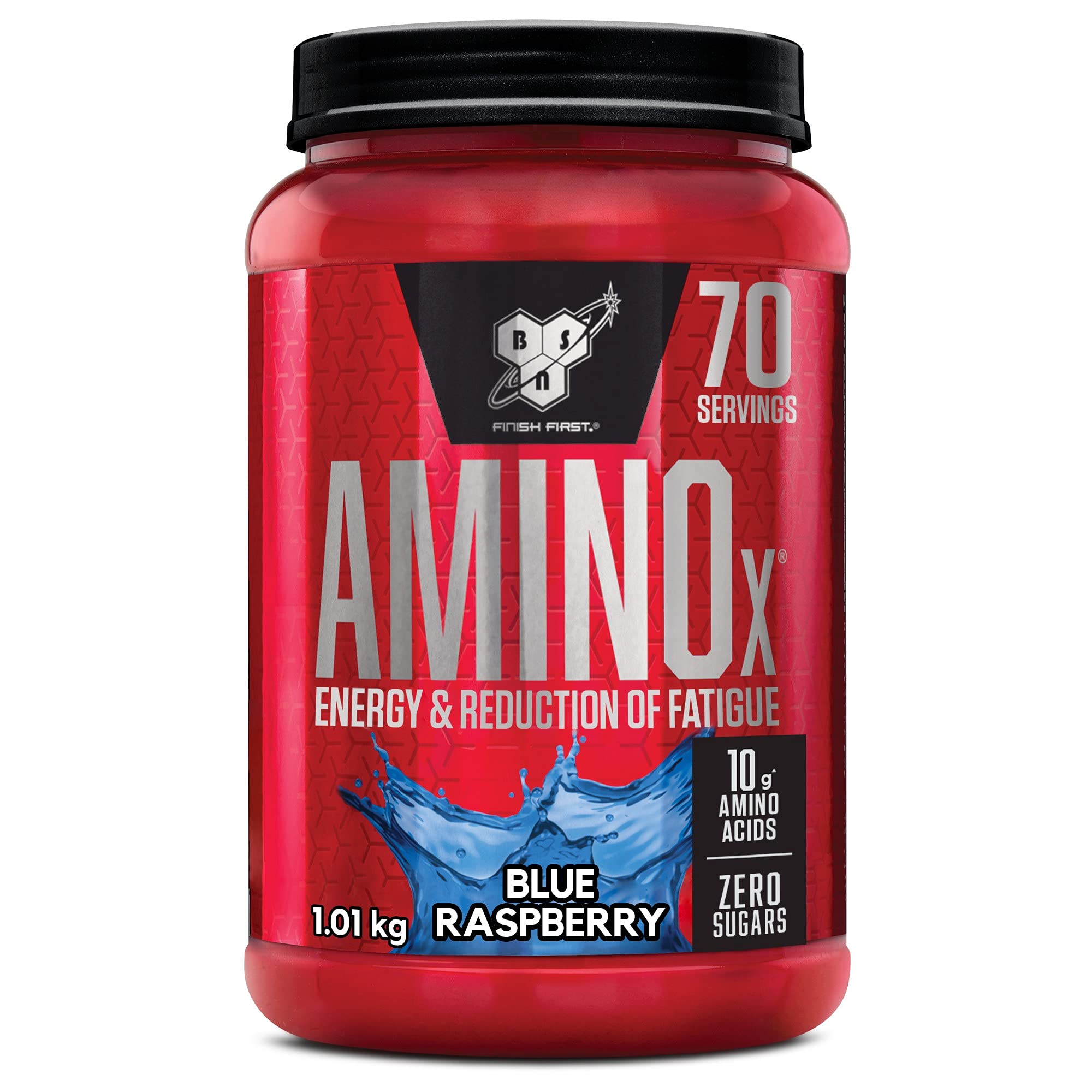 BSN Nutrition Amino X Energy and Reduction of Fatigue Blue Raspberry, 1.01kg, 70 Servings