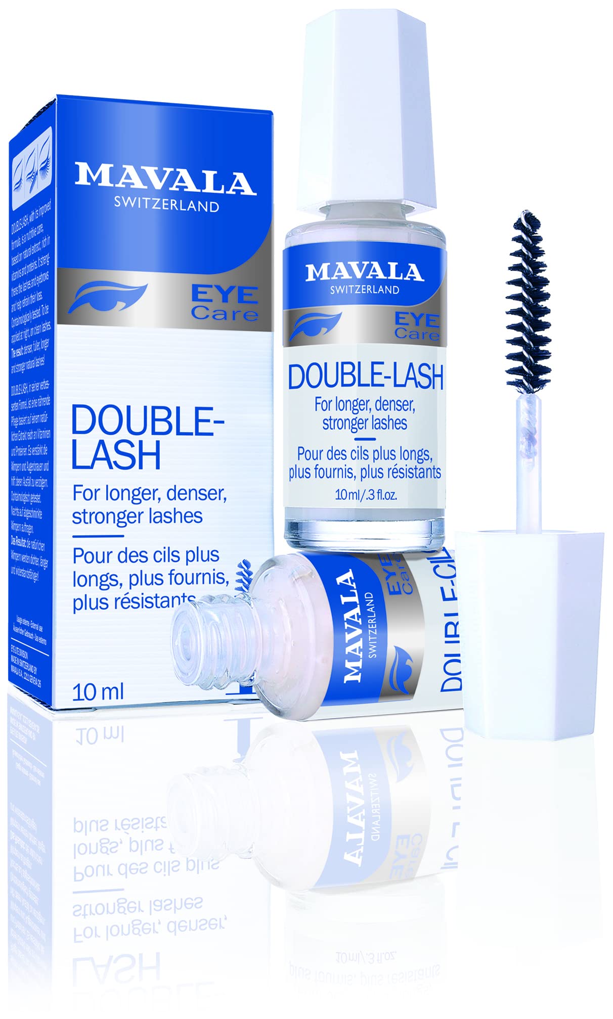 Mavala Double Lash - Strengthens Lashes Eyebrows For A Longer, Denser Stronger Effect 10ml