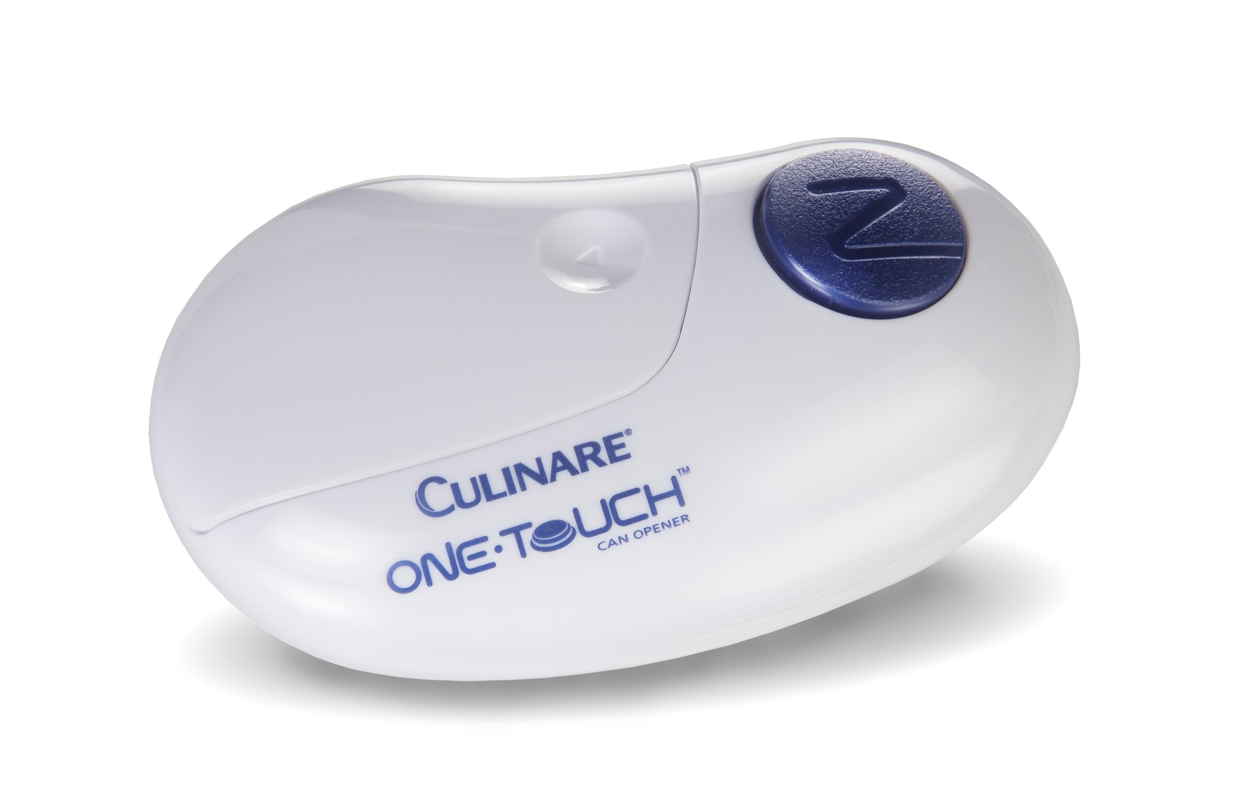 Culinare C50600 One Touch Electronic Tin Opener | White | Plastic/Stainless Steel | Automatic Can Opener | Battery Operated/Hands-Free Use/Magnetic Lid Removal | Batteries Not Included