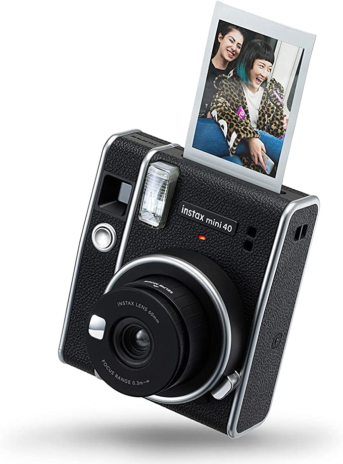 Fujifilm Instax Mini 40 Instant Camera (50 Shots) - Black