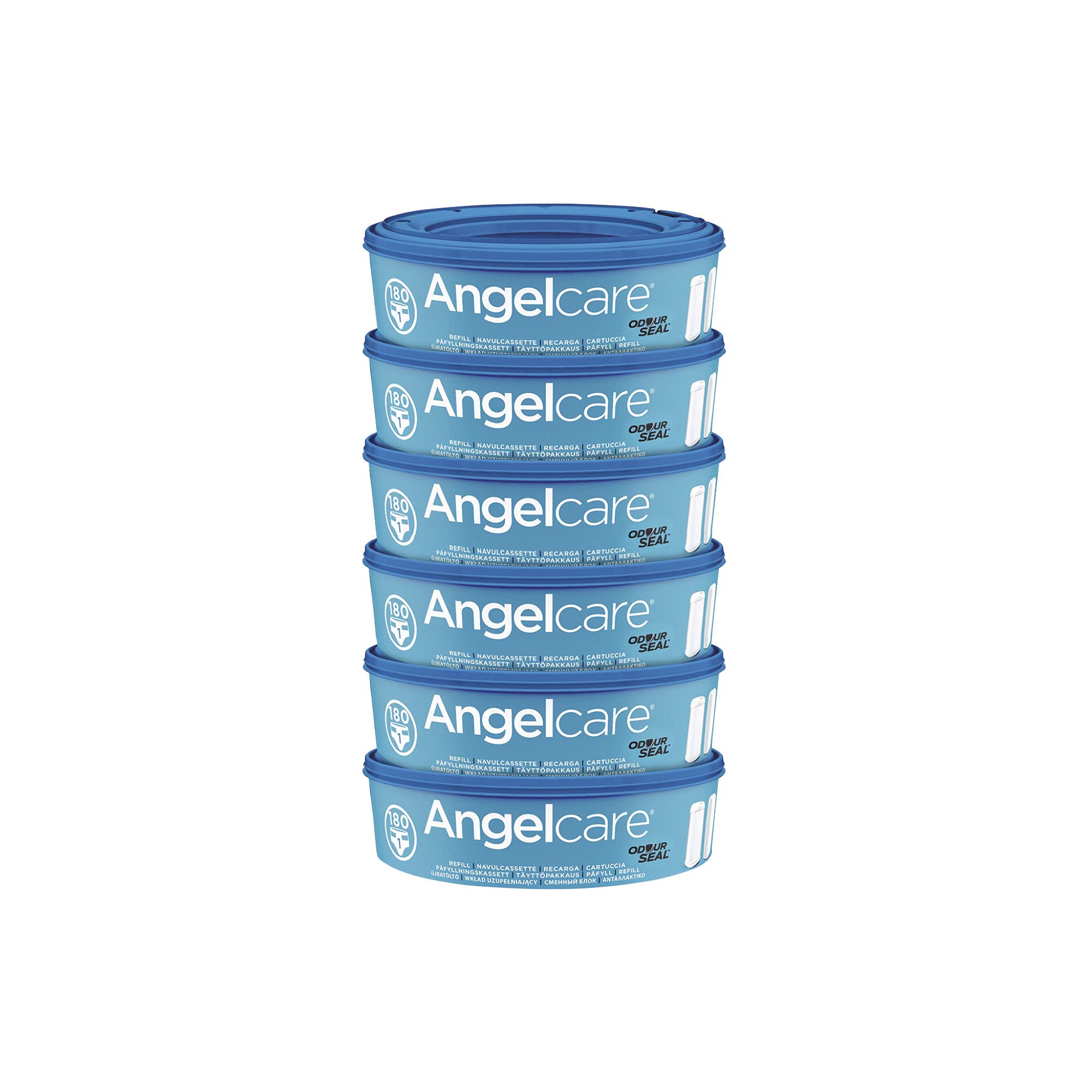 Angelcare Diaper Bin Refills, Pack of 6