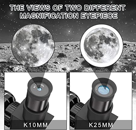 EMARTH Telescope for Kids Beginners Adult, 70mm Astronomical Refractor Telescope with Adjustable Tripod & & Finder Scope- Portable Travel Telescope Perfect for Kids Children Teens