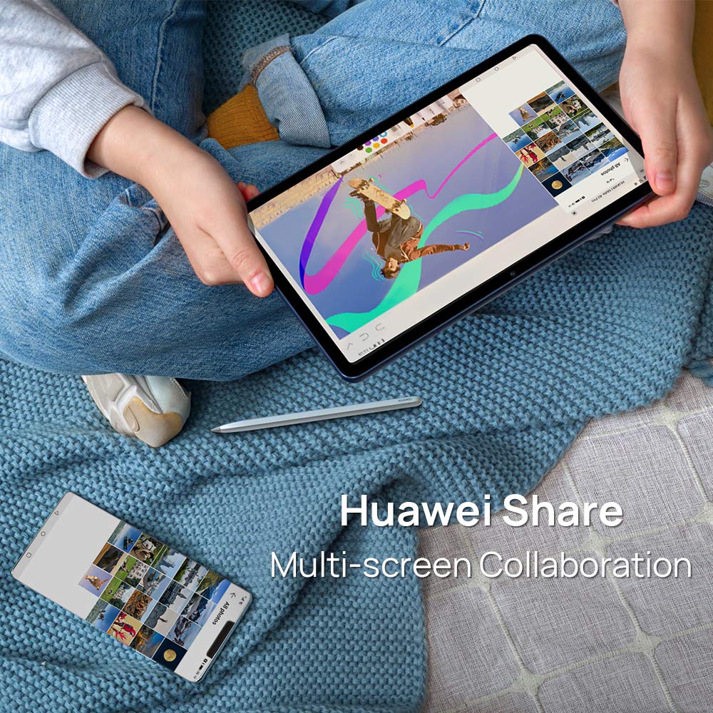HUAWEI MatePad Refresh - 10.4 Inch 2K FullView Tablet - Kirin 810, 4 GB RAM, 64 GB ROM, 7250 mAh, Quad-speaker, EMUI 10.1 (Based Android 10.0), Wi-Fi, Grey