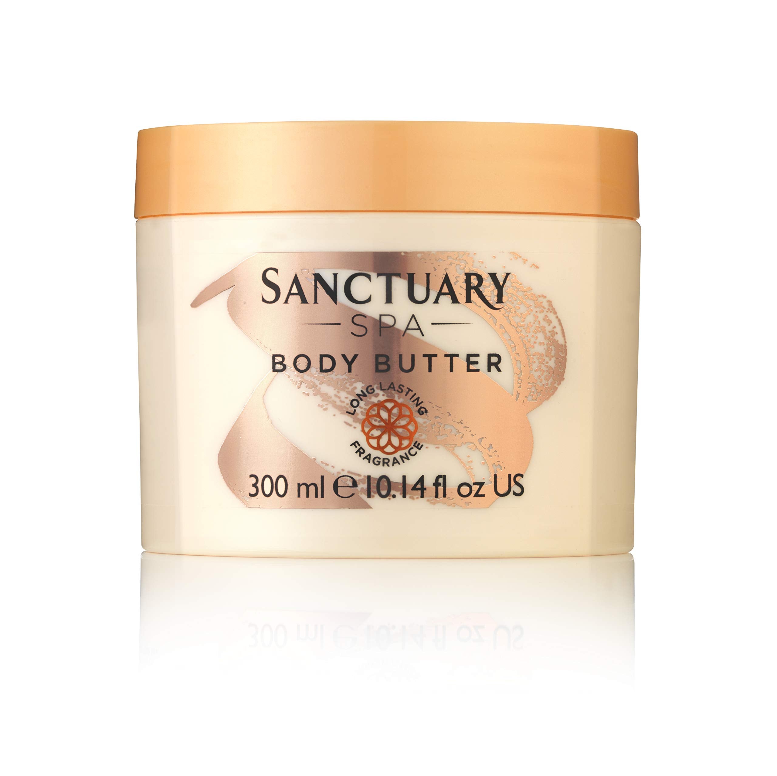 Sanctuary Spa Body Butter, Cream Moisturiser with Shea Butter, Vegan and Cruelty Free, 300 ml