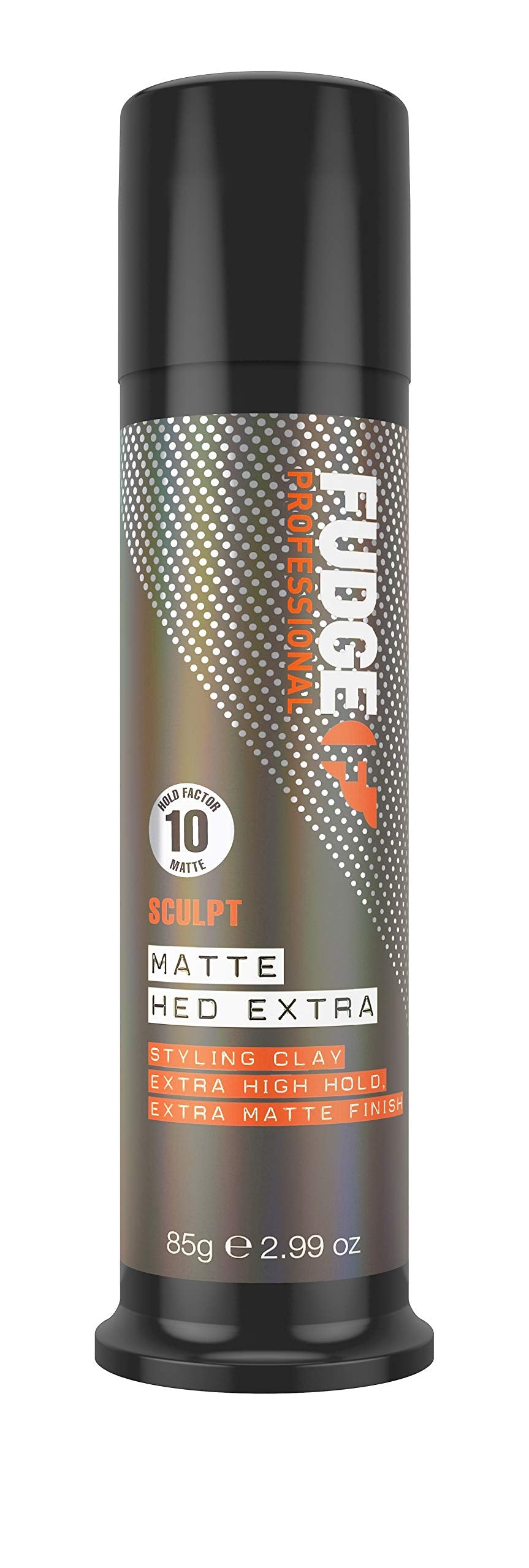 Fudge Professional Hair Wax, Matte Hed Extra, Extreme Hold, Texturising Hair Styling Product for Men, Matt Effect Texture Clay, Infused With Kaolin Clay, 85 g
