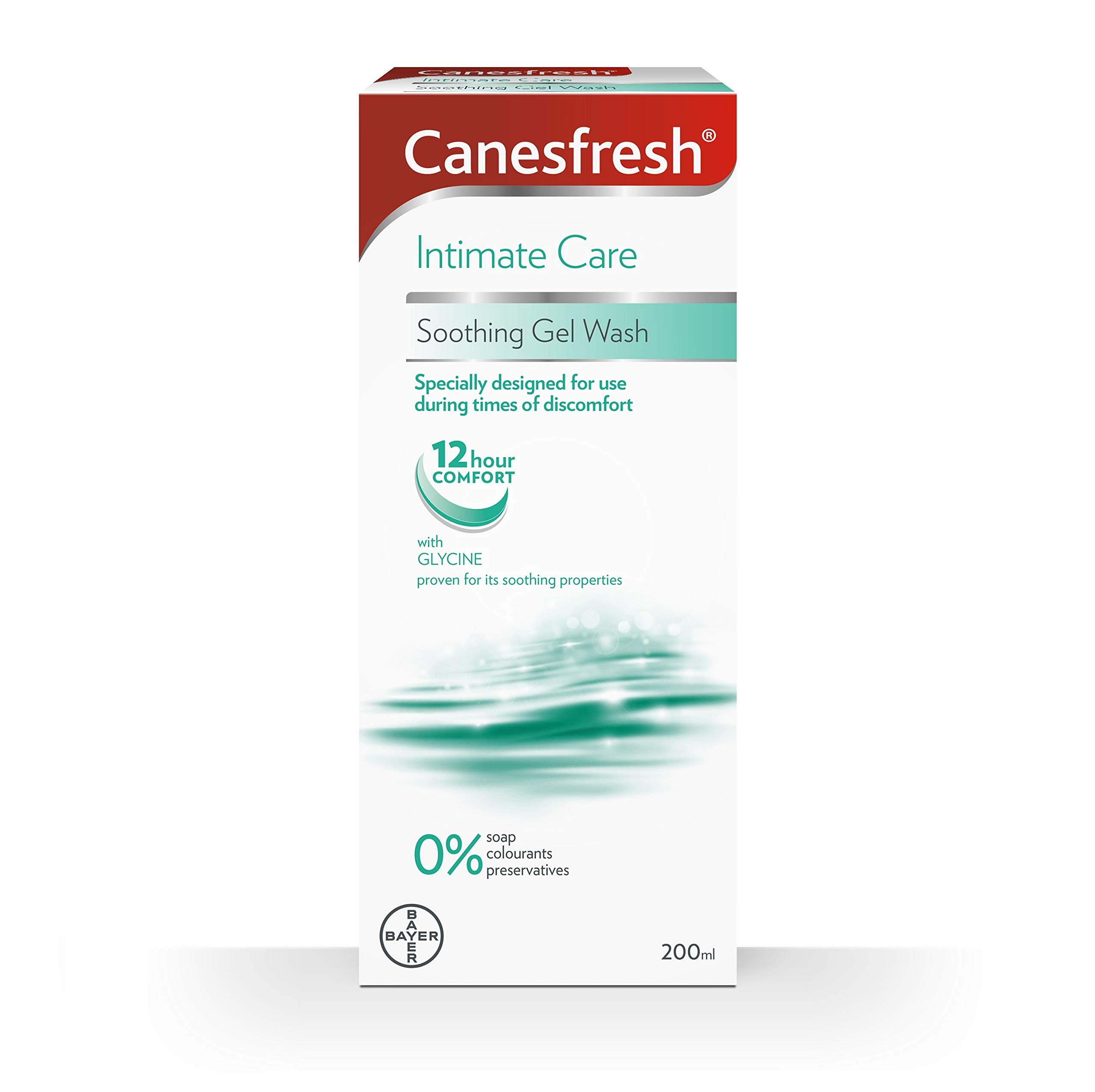 Canesfresh Soothing Gel Wash | 12hr Comfort & Fresh Feeling | Dermatologically & Gynaecologist Tested | with Glycine Known for Its Soothing Properties - 200 ml