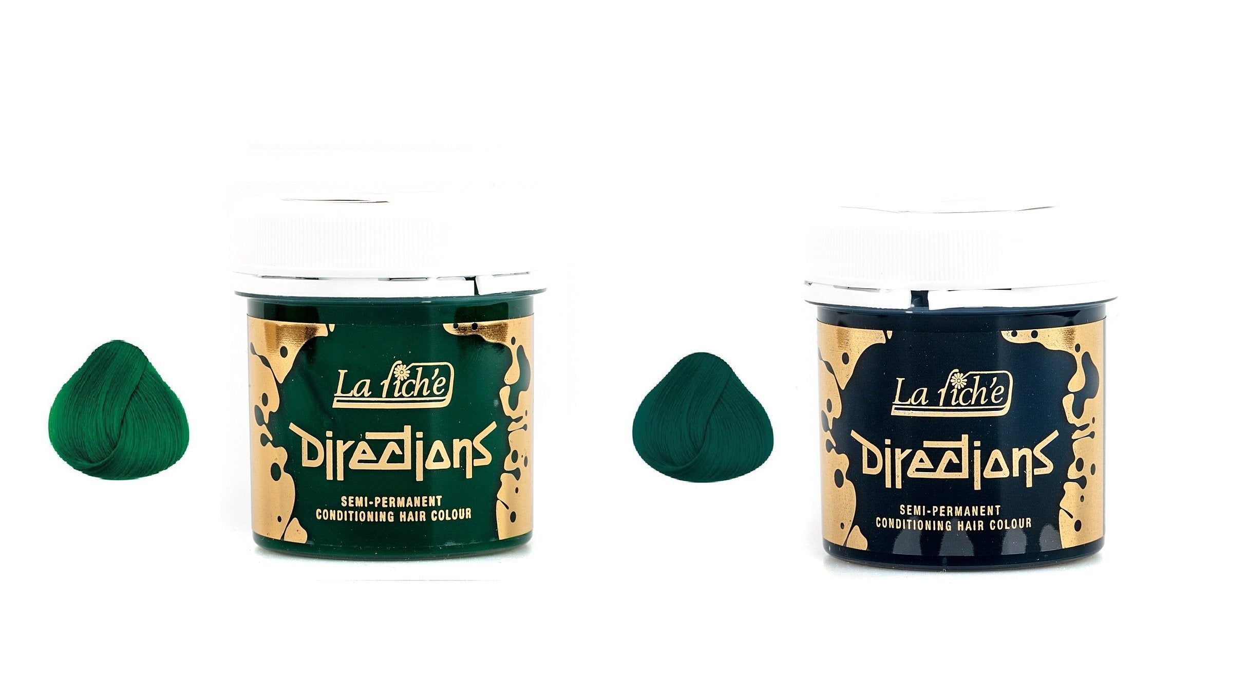 La Riche Directions Semi-Permanent Hair Dye Alpine Green & Apple Green - 2 pc
