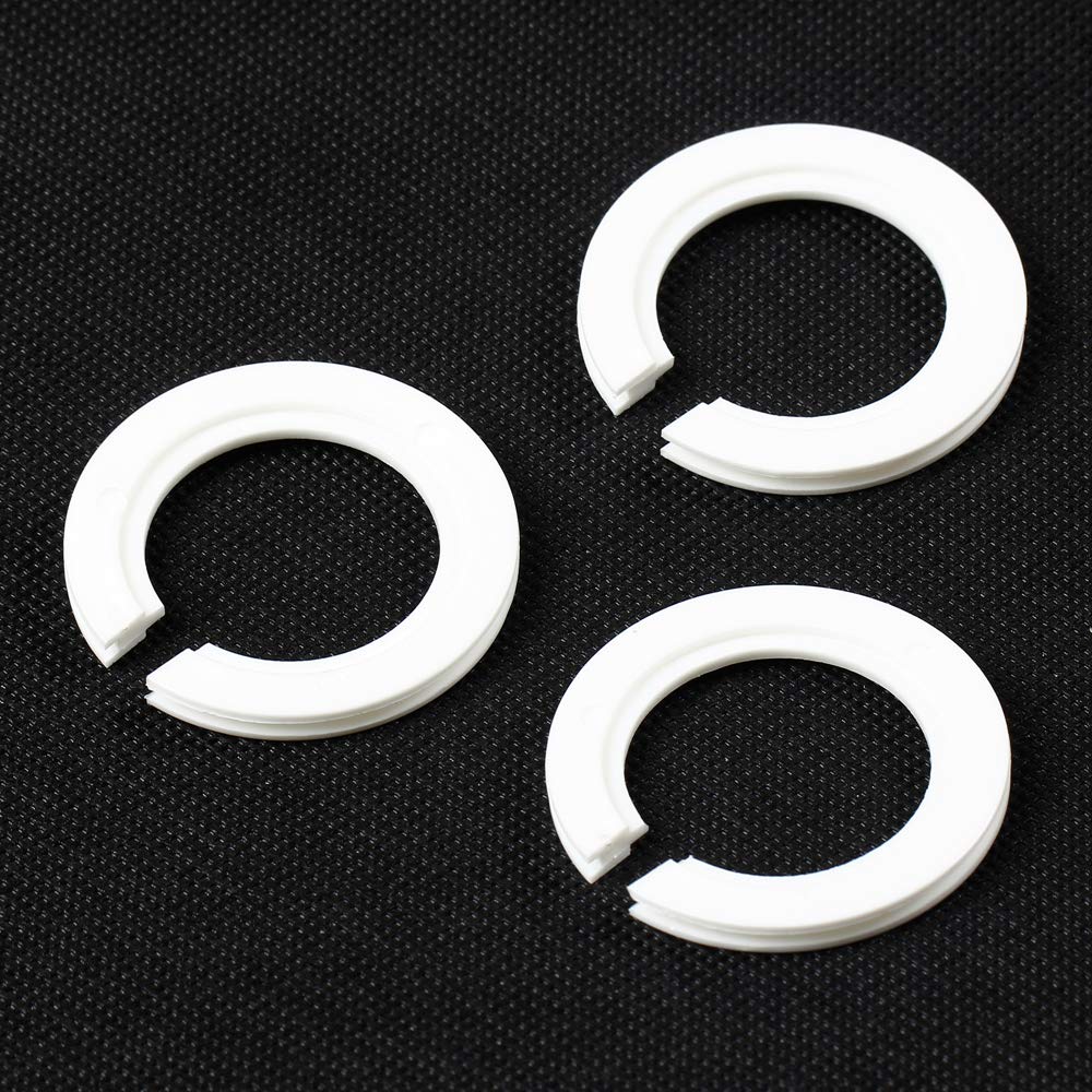 BAAQII 3Pcs E27 to E14 Lampshade Lamp Shade Light Ring Adapter Washer Reducer Fitting