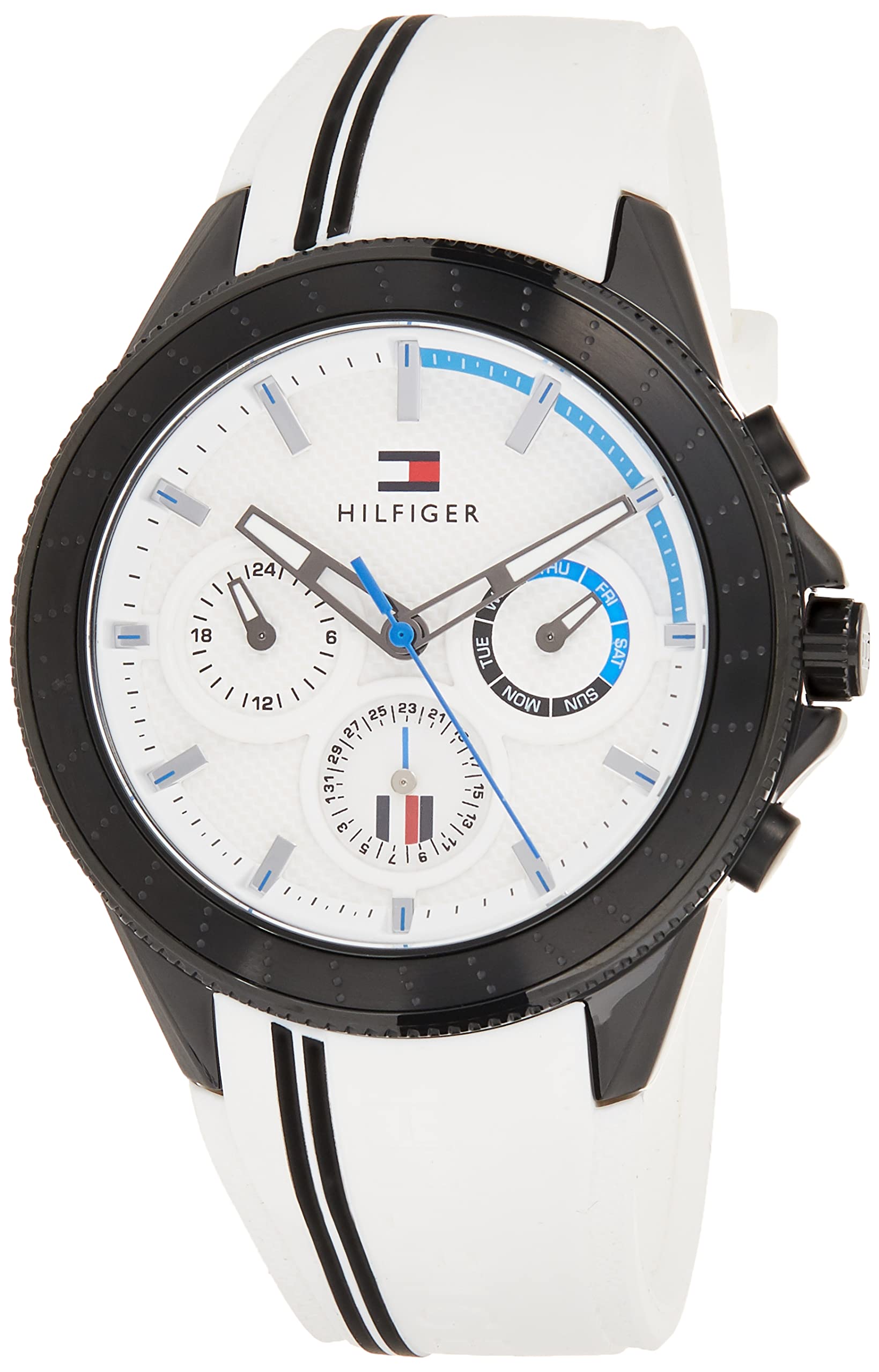 Tommy Hilfiger Men's Analog Quartz Watch with Silicone Strap 1791862