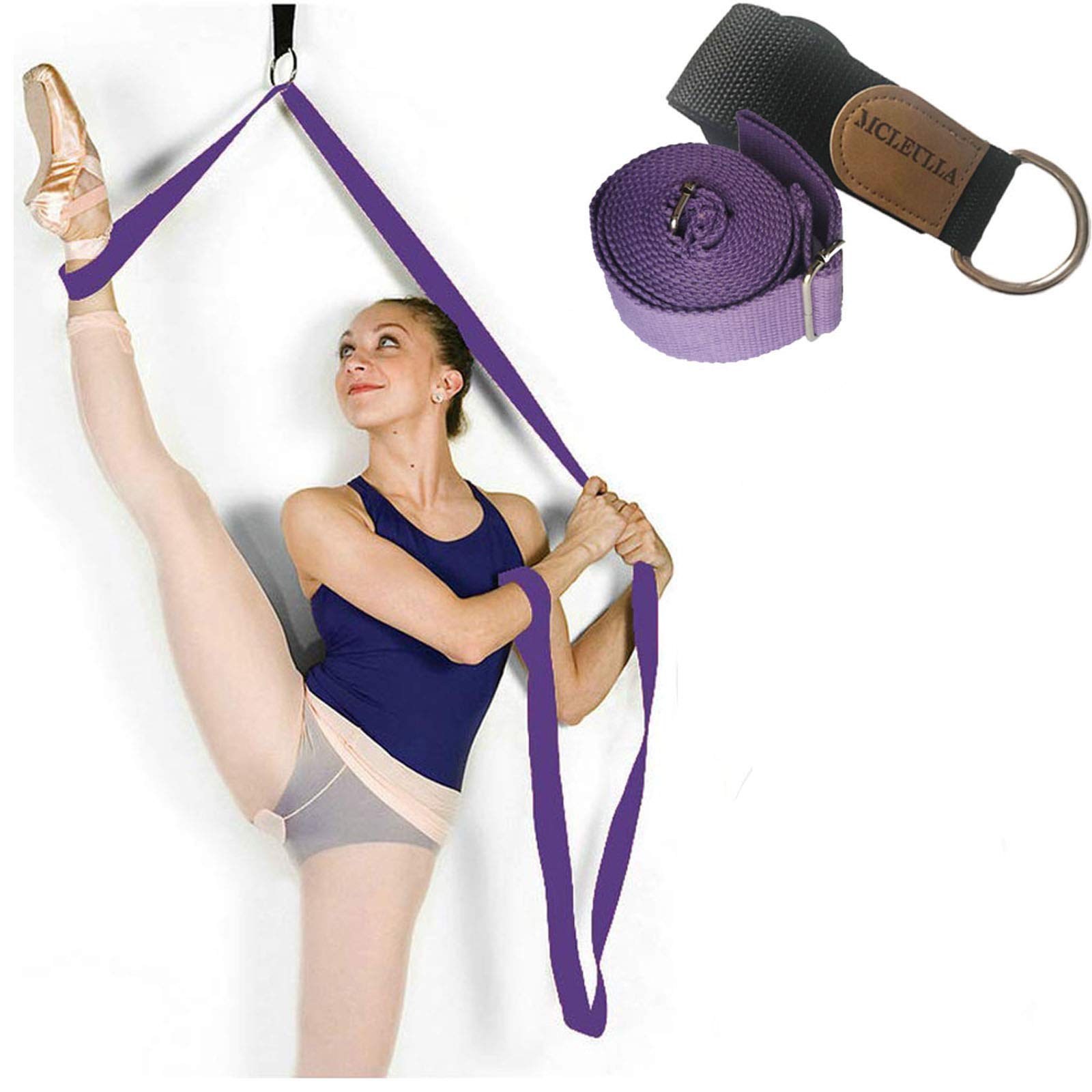 Leg Stretcher Band on Door - Get More Flexible - Ballet Yoga Pilates Flexibility Trainer To Improve Leg Stretching - Perfect Home Portable Equipment For Dance Gymnastic Exercise taekwondo & MMA