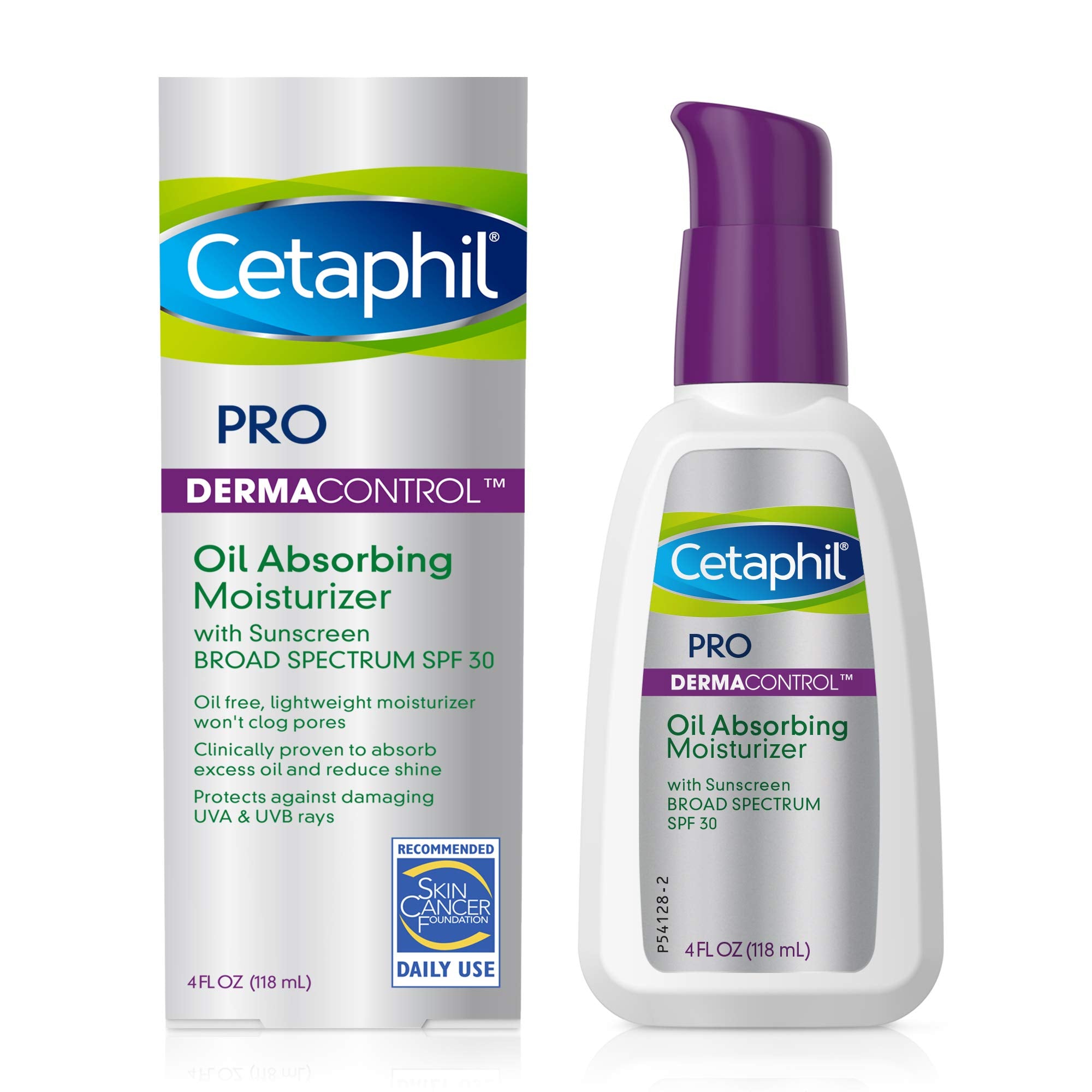 Cetaphil Cetaphil Pro Oil Absorbing Moisturizer With Spf 30 Broad Spectrum Sunscreen, 4 Ounce
