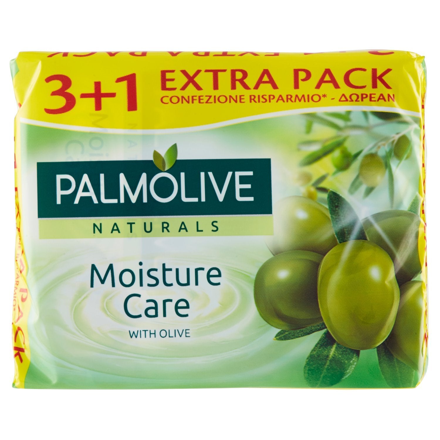 Palmolive Naturals - Soap, Enriched with Olive Extract - 360 g, 4 Pieces