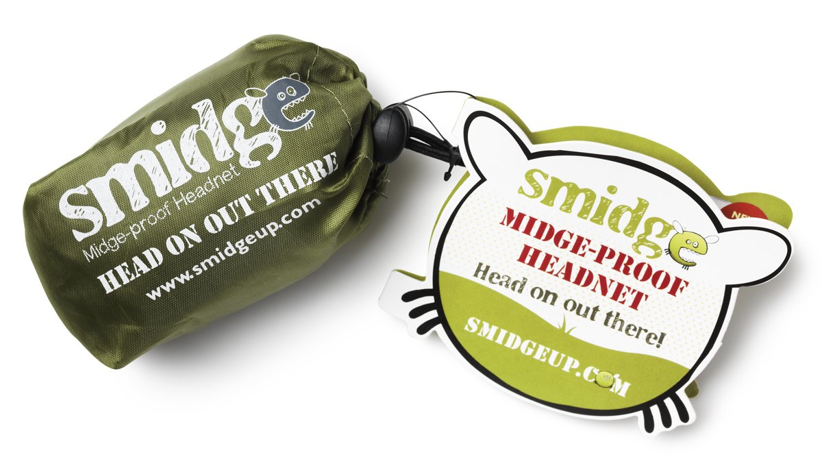 Smidge Midge and Mosquito-Proof Super Lightweight Head Net - Green, One Size