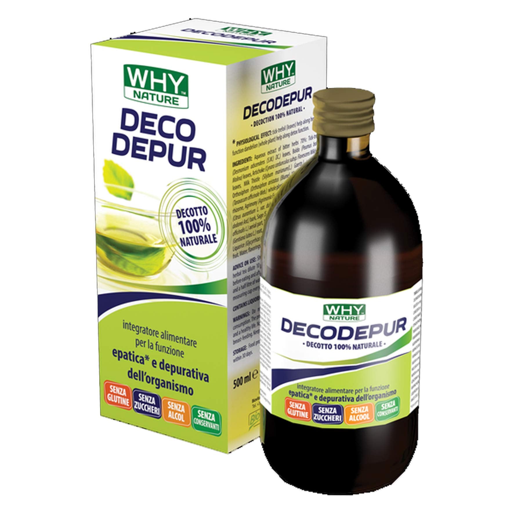 WHY NATURE Deco Depur- for the purifying function of the body