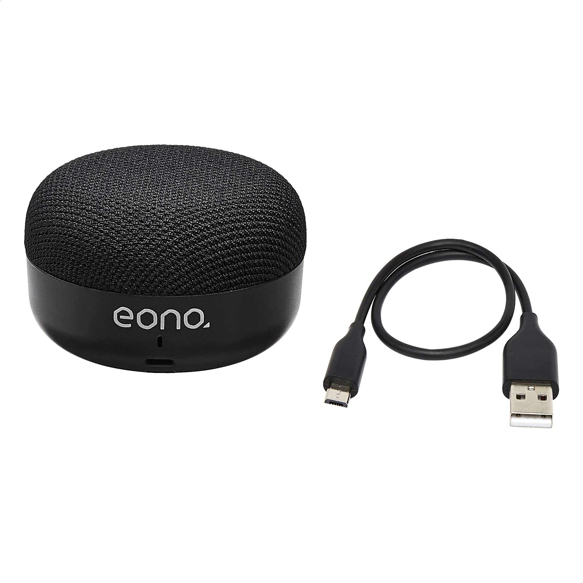 Eono by Amazon - Super Portable Bluetooth Compact Speaker with HARMAN Sound Technology, 5 Hours of Playtime, Built-In Microphone, Deep Bass Sound, Google and Siri Compatible, Multi-Point Connection