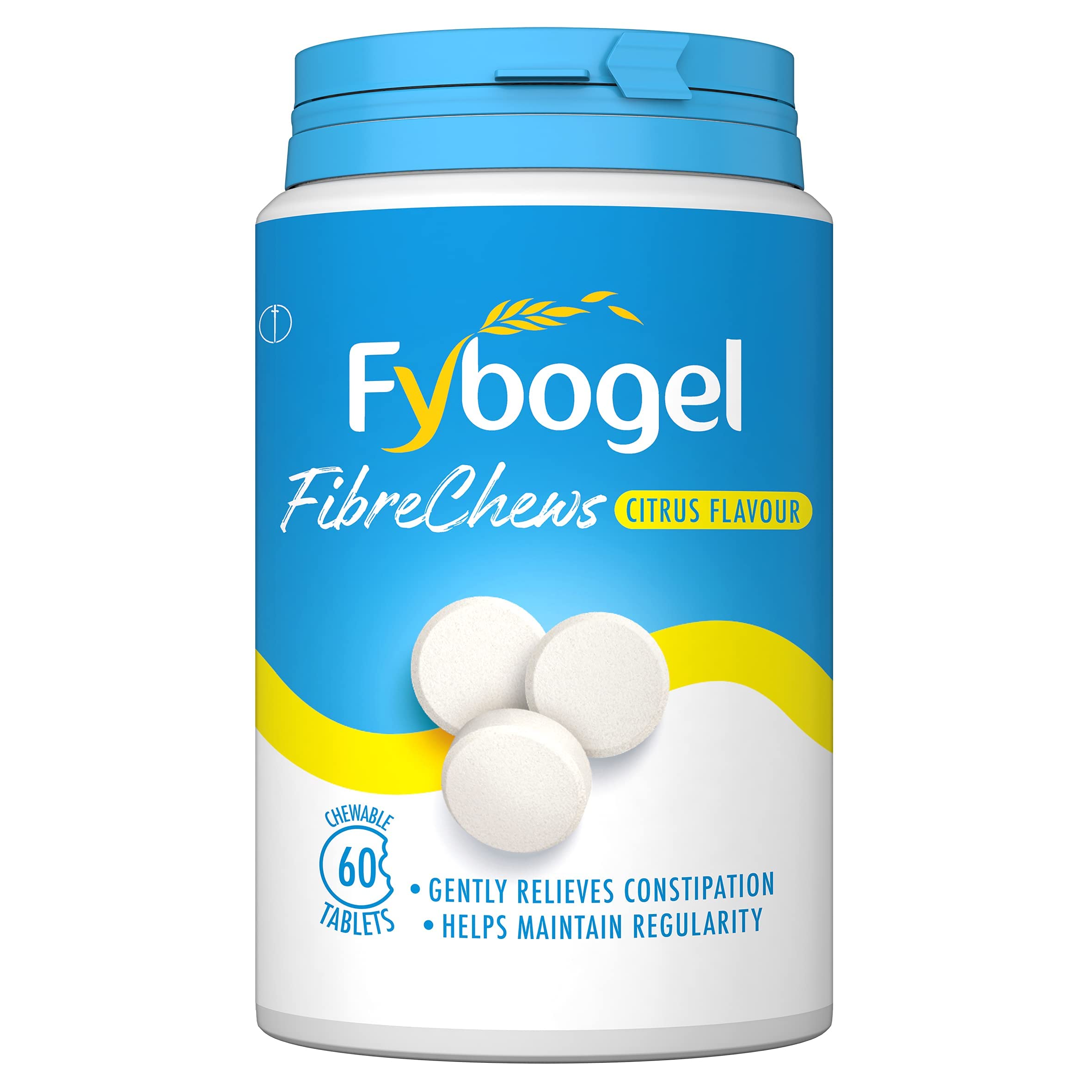Fybogel Fibre Chews, Citrus Flavour, 60 Tablets