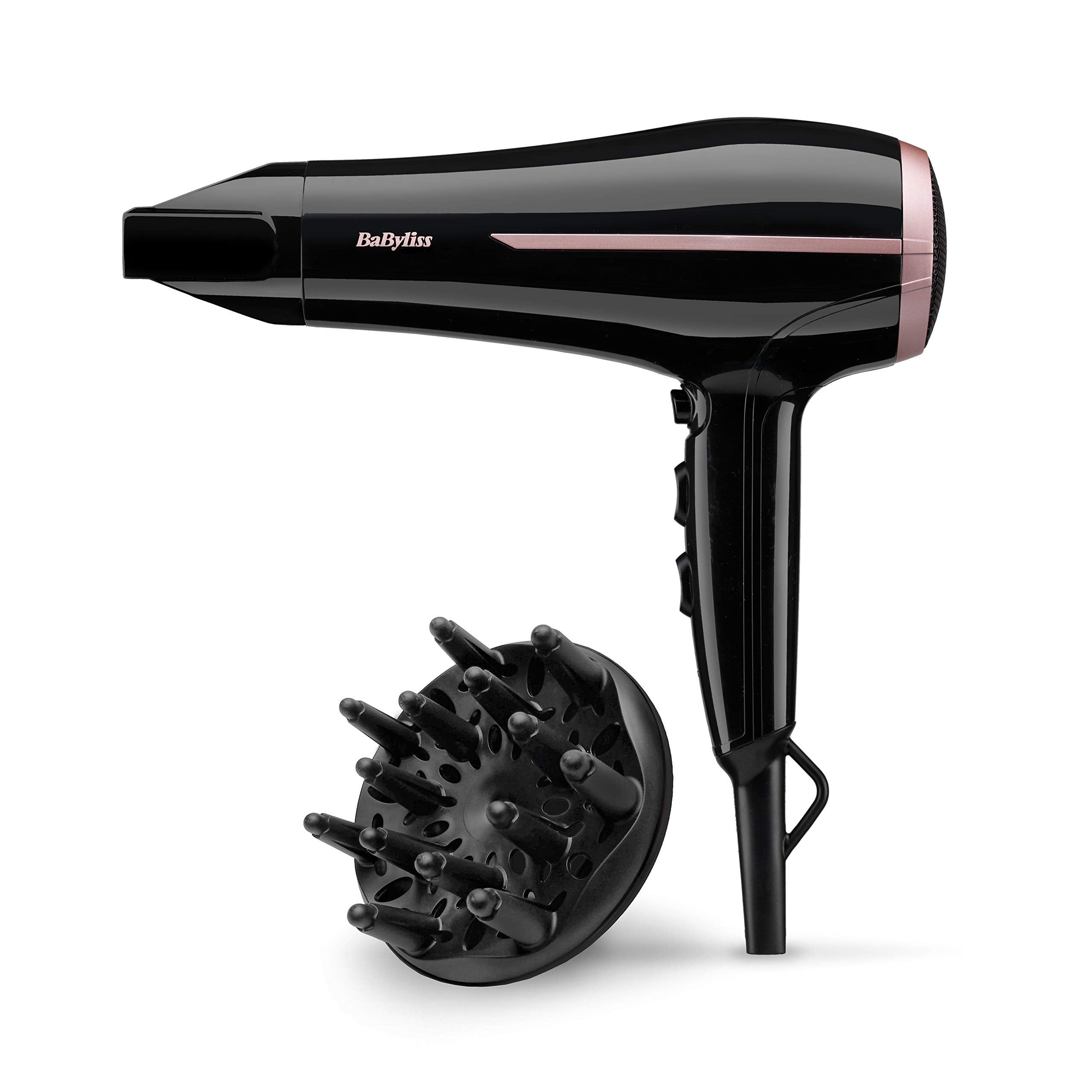 BaByliss Curl Dry Hair Dryer, Black/Rose Gold